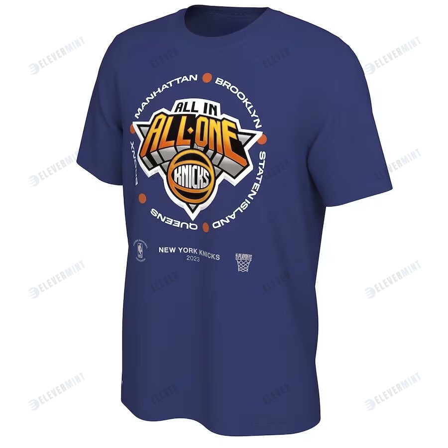 New York Knicks 2023 NBA Playoffs Mantra T-Shirt - Royal