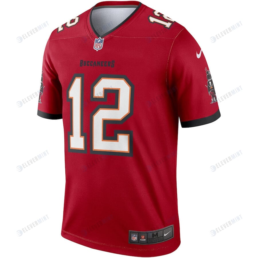 Tom Brady 12 Tampa Bay Buccaneers Legend Jersey - Red