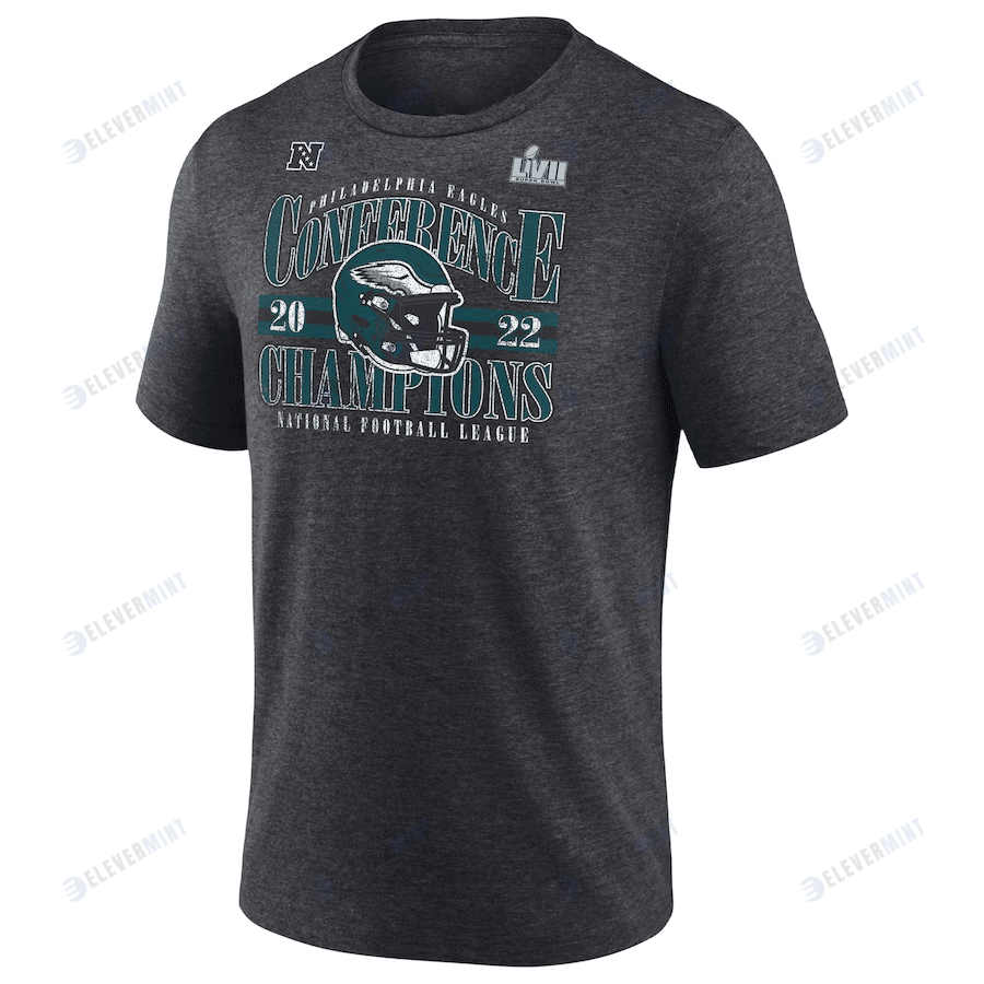 Philadelphia Eagles 2022 NFC Champions T-Shirt - Charcoal