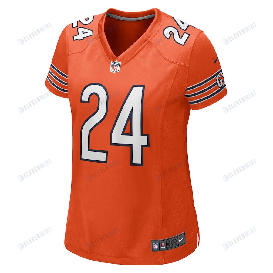 Khalil Herbert 24 Chicago Bears Women's Alternate Game Player Jersey - Orange