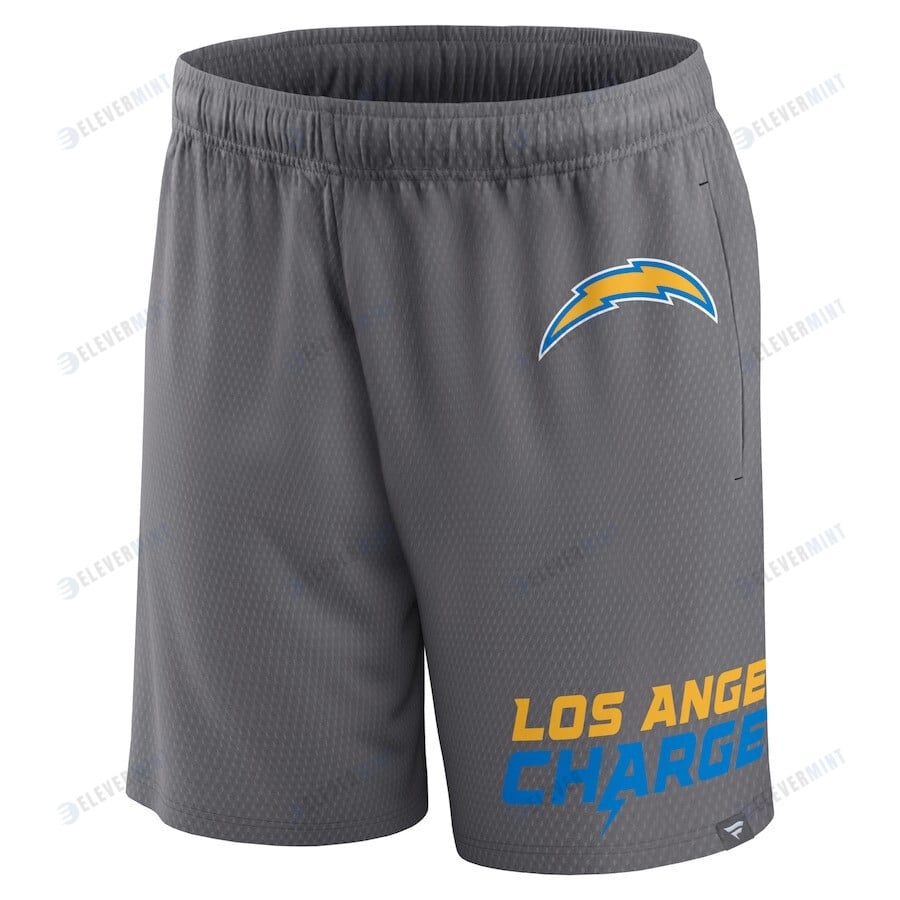 Los Angeles Chargers Team Gray Clincher Shorts - Men