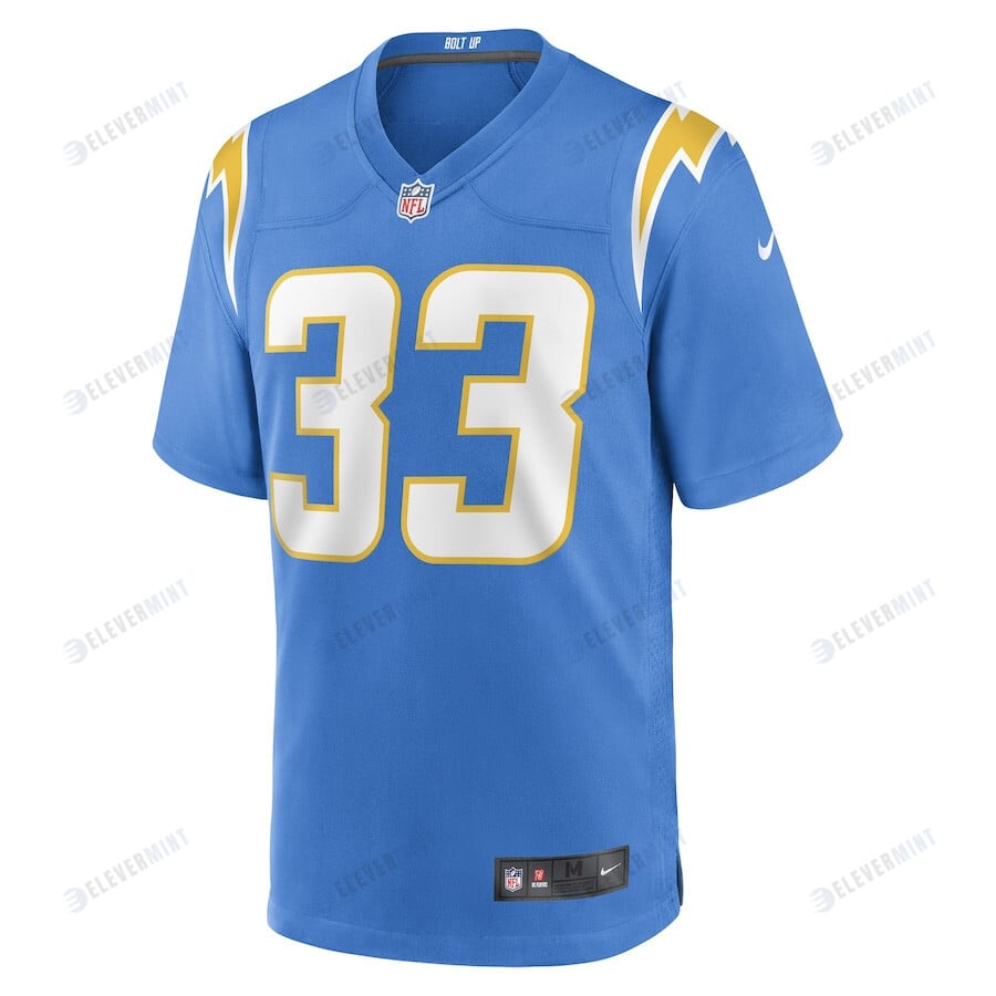 Deane Leonard Los Angeles Chargers Game Player Jersey - Powder Blue