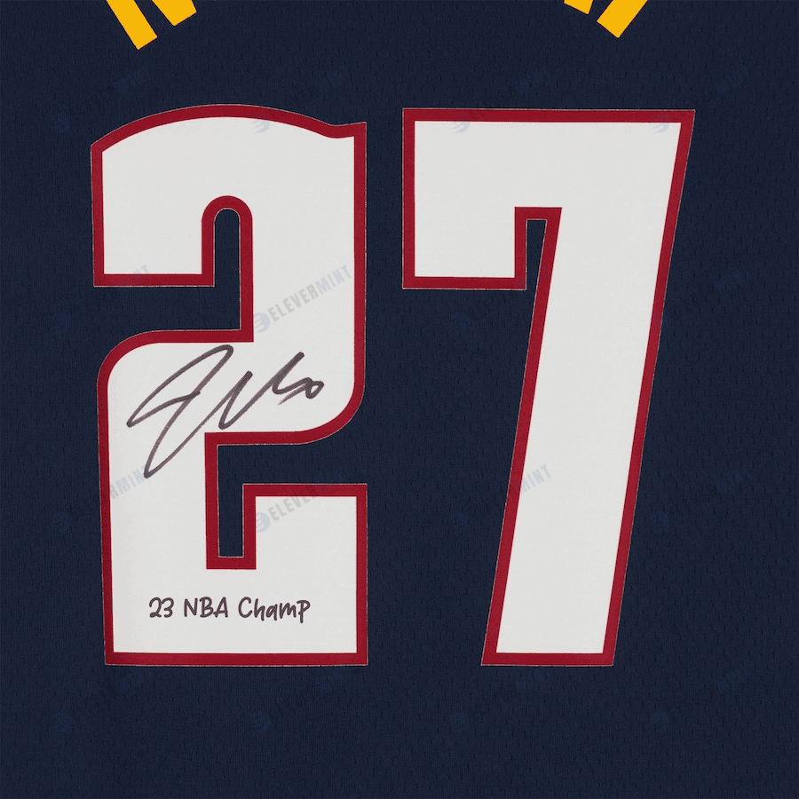 Jamal Murray 27 Denver Nuggets 2023 NBA Finals Champions with "23 NBA Champ" - Jersey