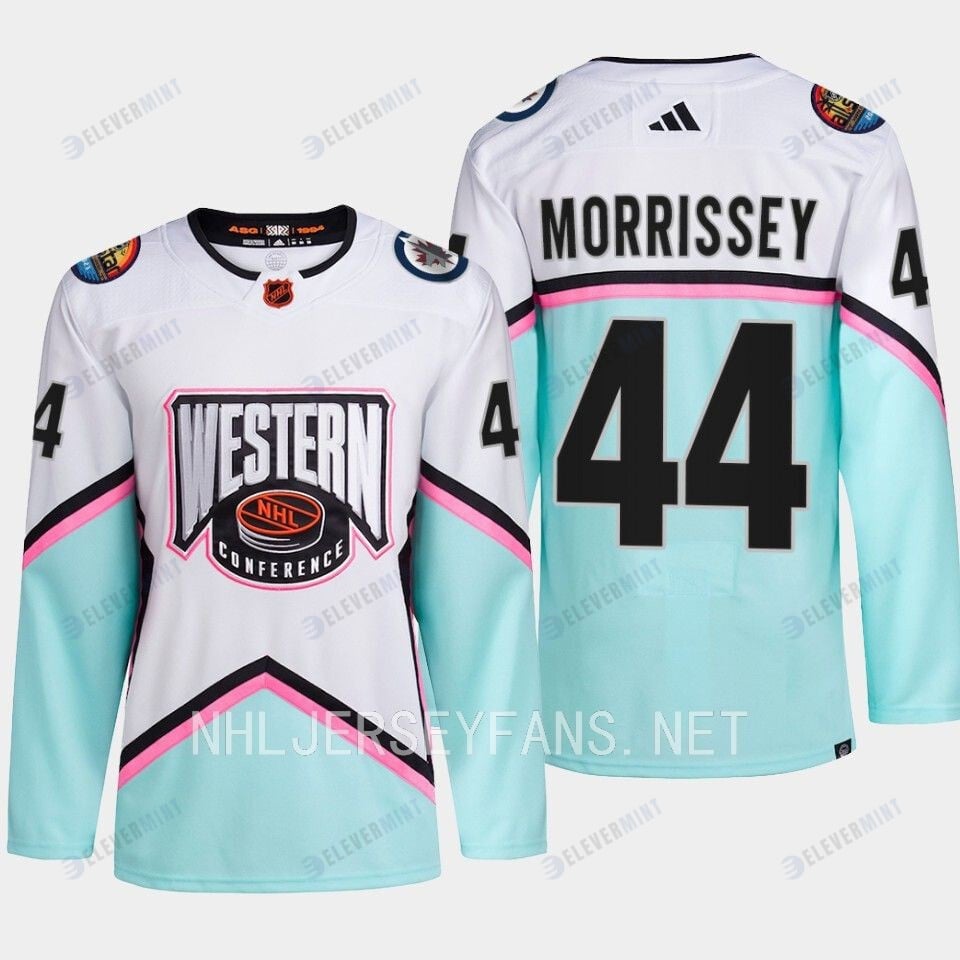 Josh Morrissey 44 Winnipeg Jets 2023 All-Star Game Jersey White Equipment