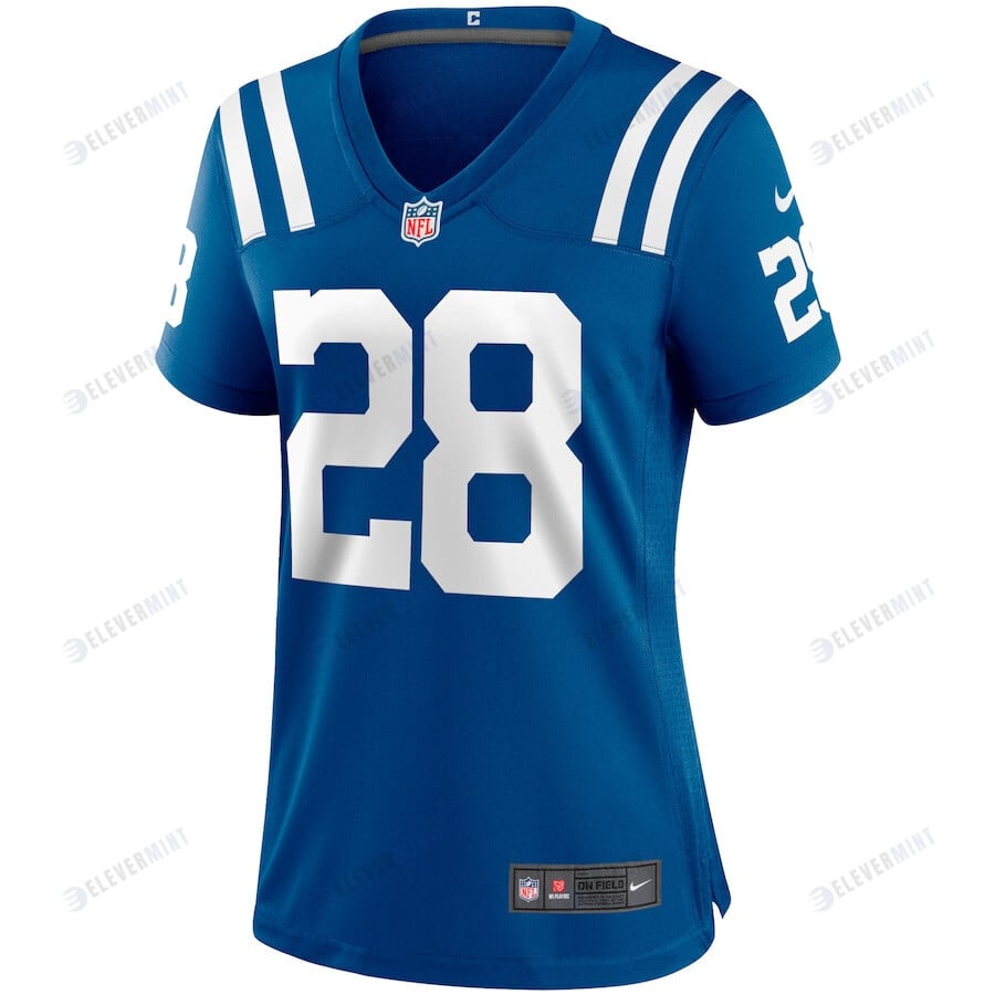 Jonathan Taylor 28 Indianapolis Colts Women Game Jersey - Royal