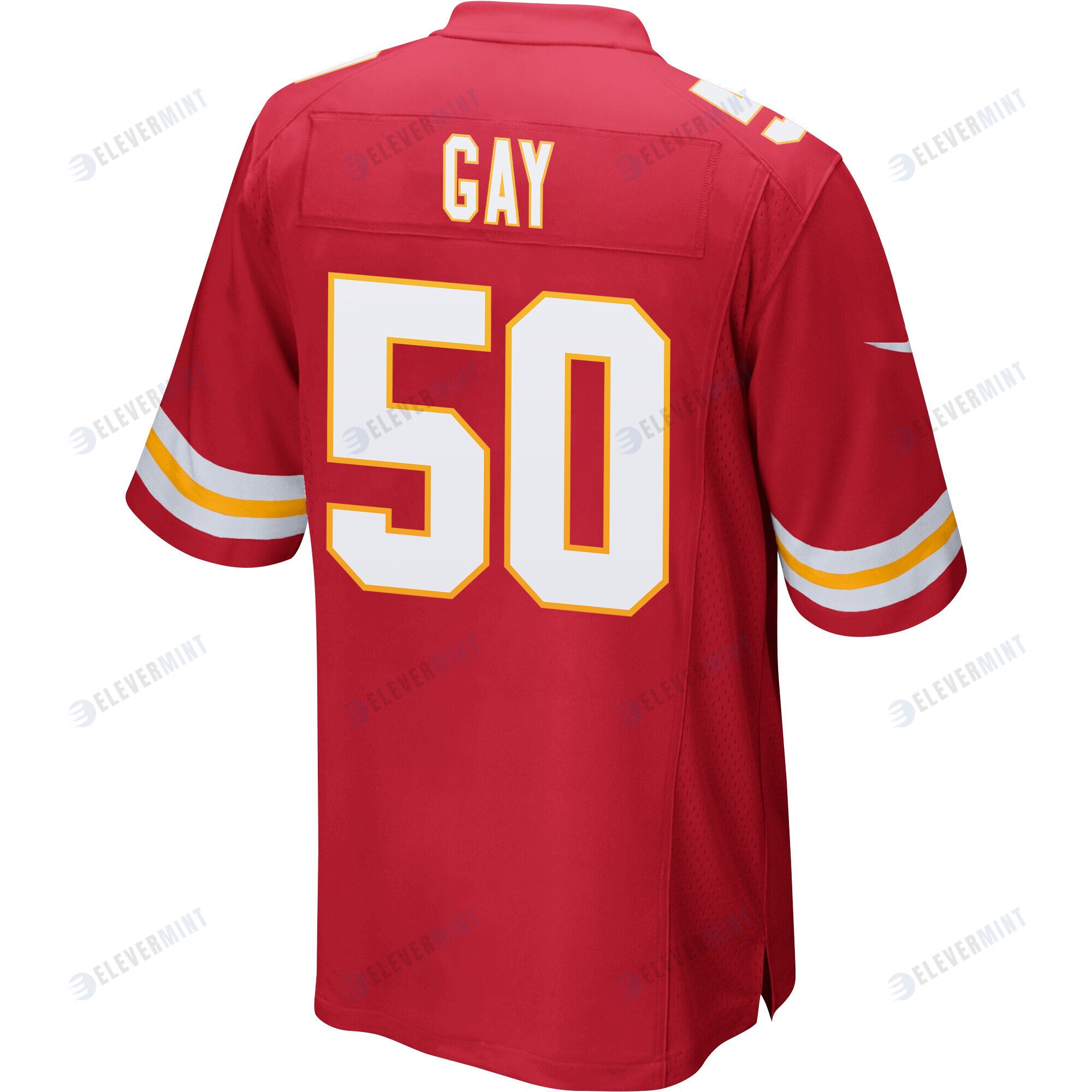 Willie Gay 50 Kansas City Chiefs Super Bowl LVII Champions Men Game Jersey - Red