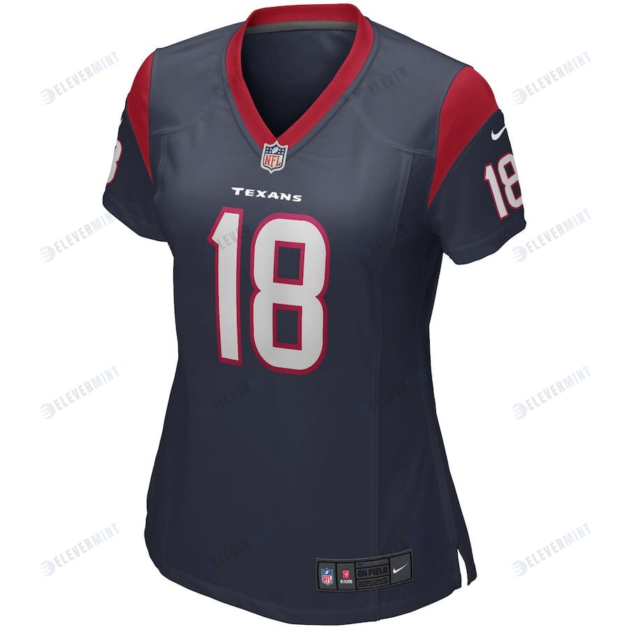 Randall Cobb 18 Houston Texans Women's Game Jersey - Navy