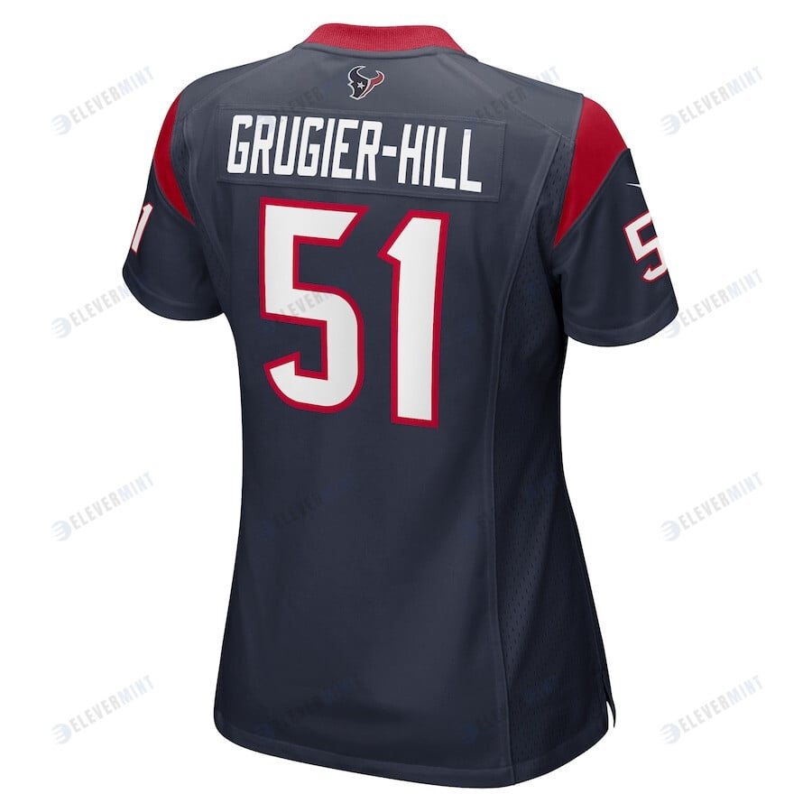Kamu Grugier-Hill Houston Texans Women's Game Player Jersey - Navy