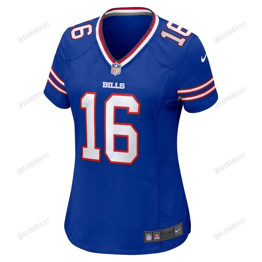 Trent Sherfield 16 Buffalo Bills Women's Game Player Jersey - Royal