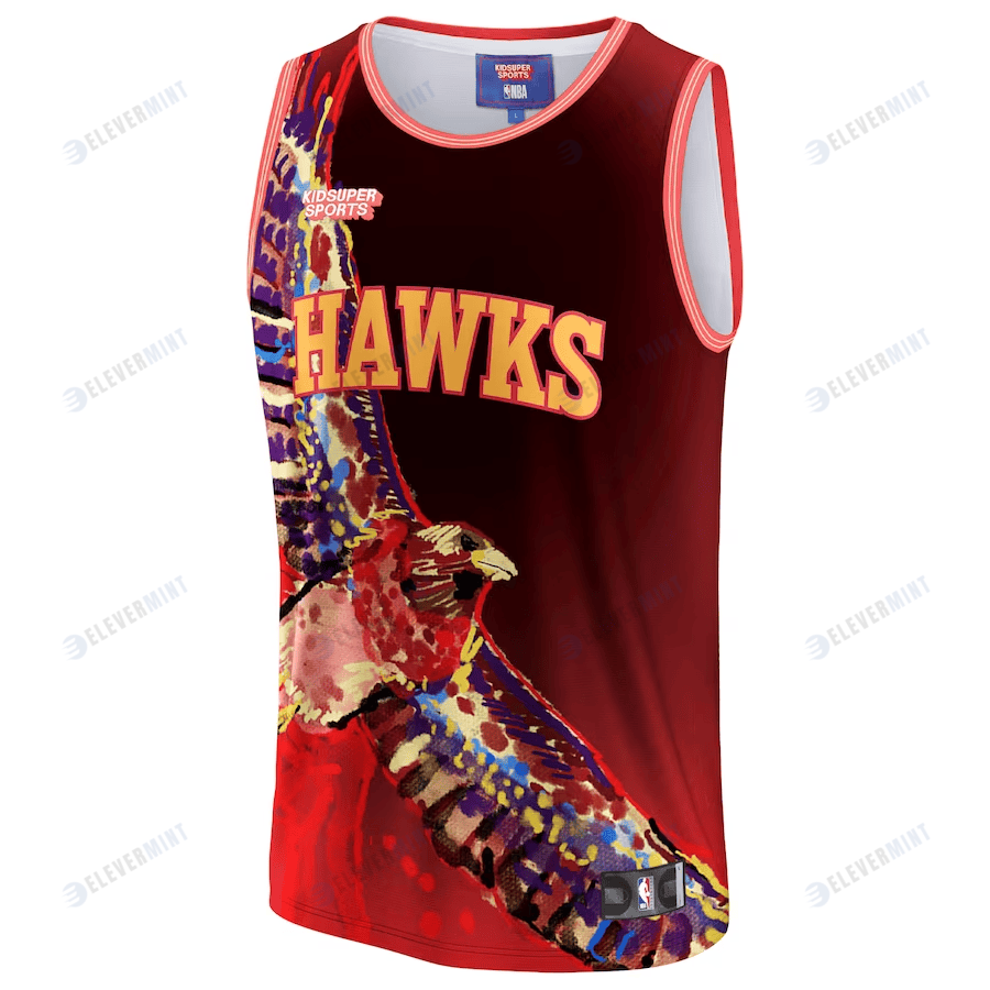 Atlanta Hawks NBA & KidSuper Studios Unisex Hometown Jersey - Red