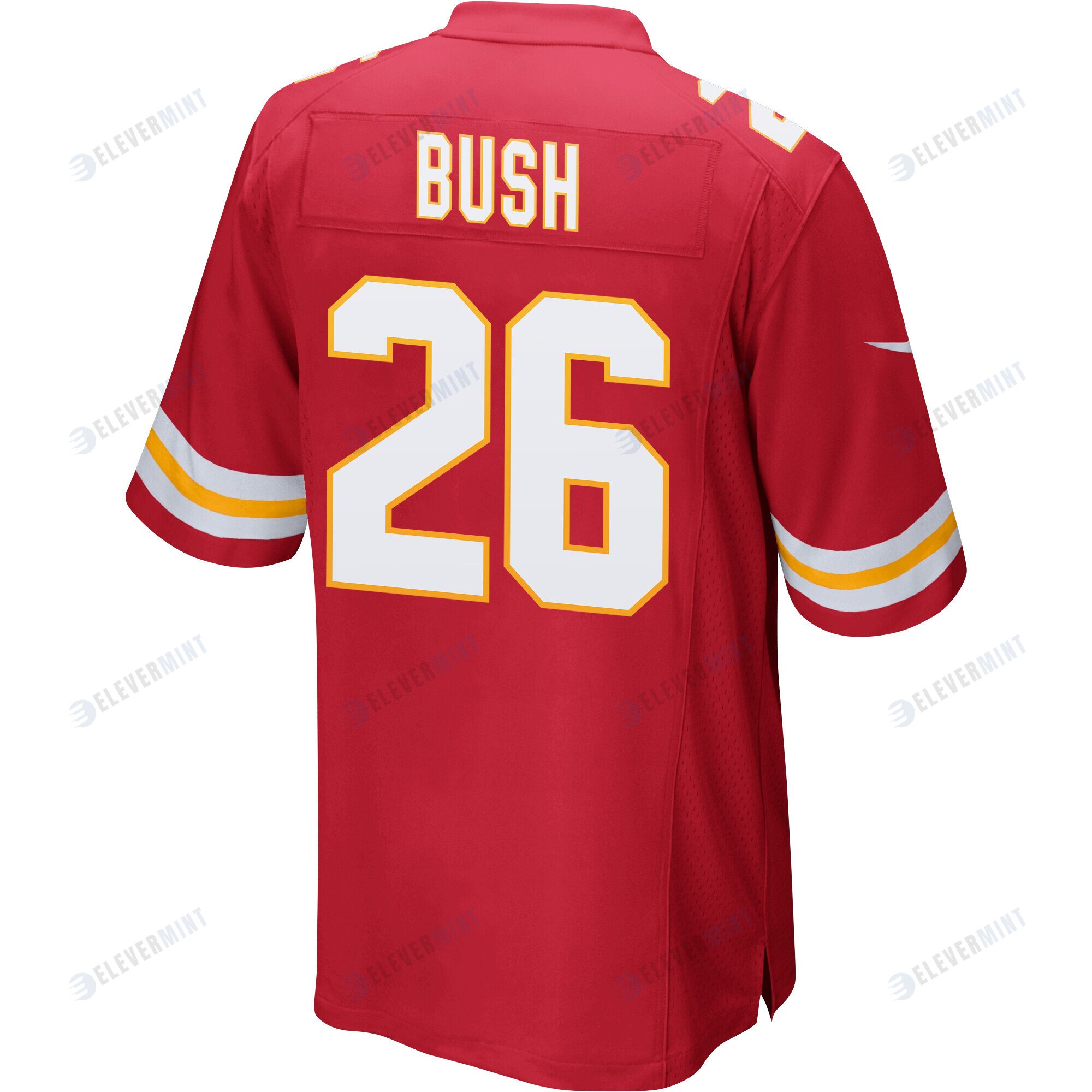 Deon Bush 26 Kansas City Chiefs Super Bowl LVII Champions Men Game Jersey - Red
