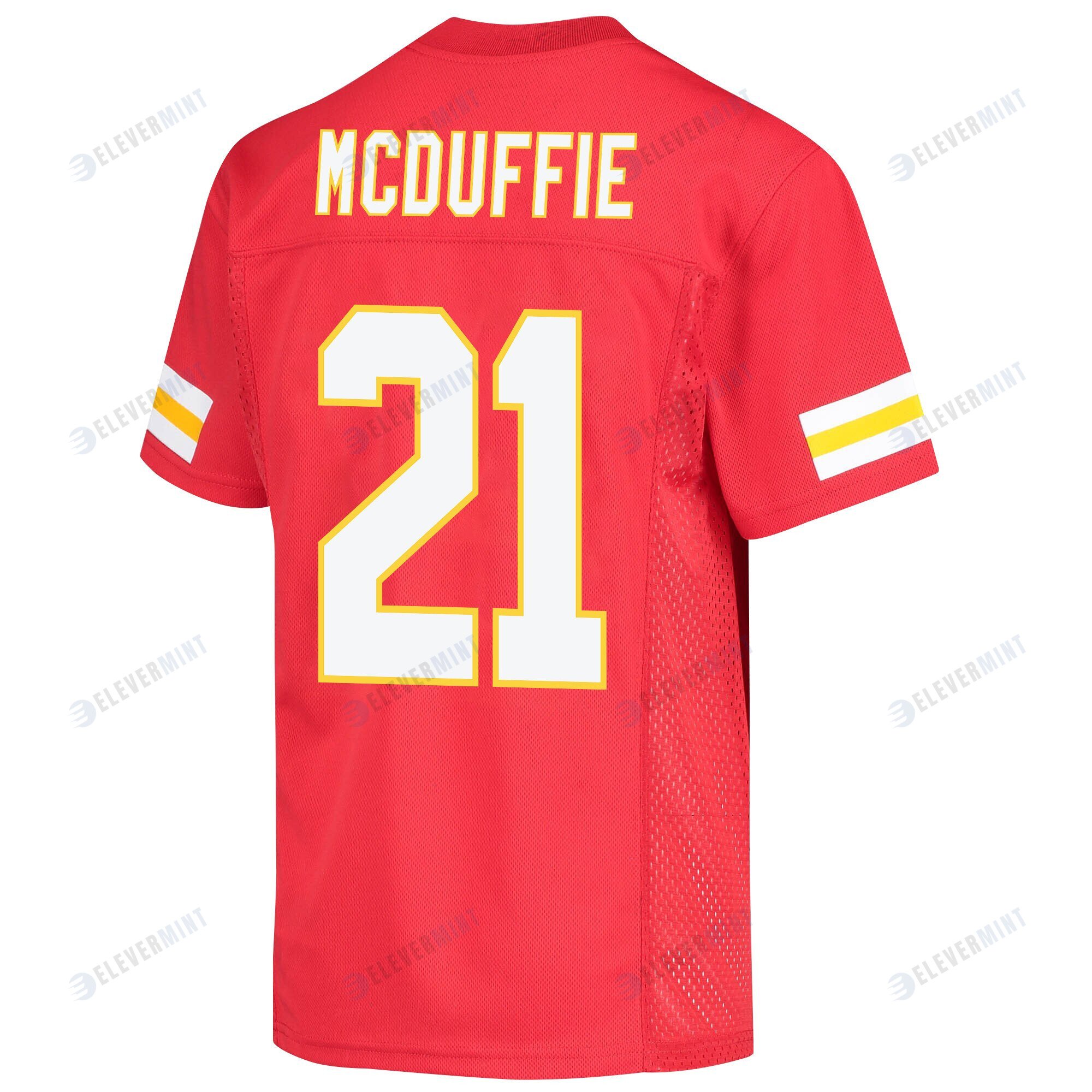 Trent McDuffie 21 Kansas City Chiefs Super Bowl LVII Champions Youth Game Jersey - Red