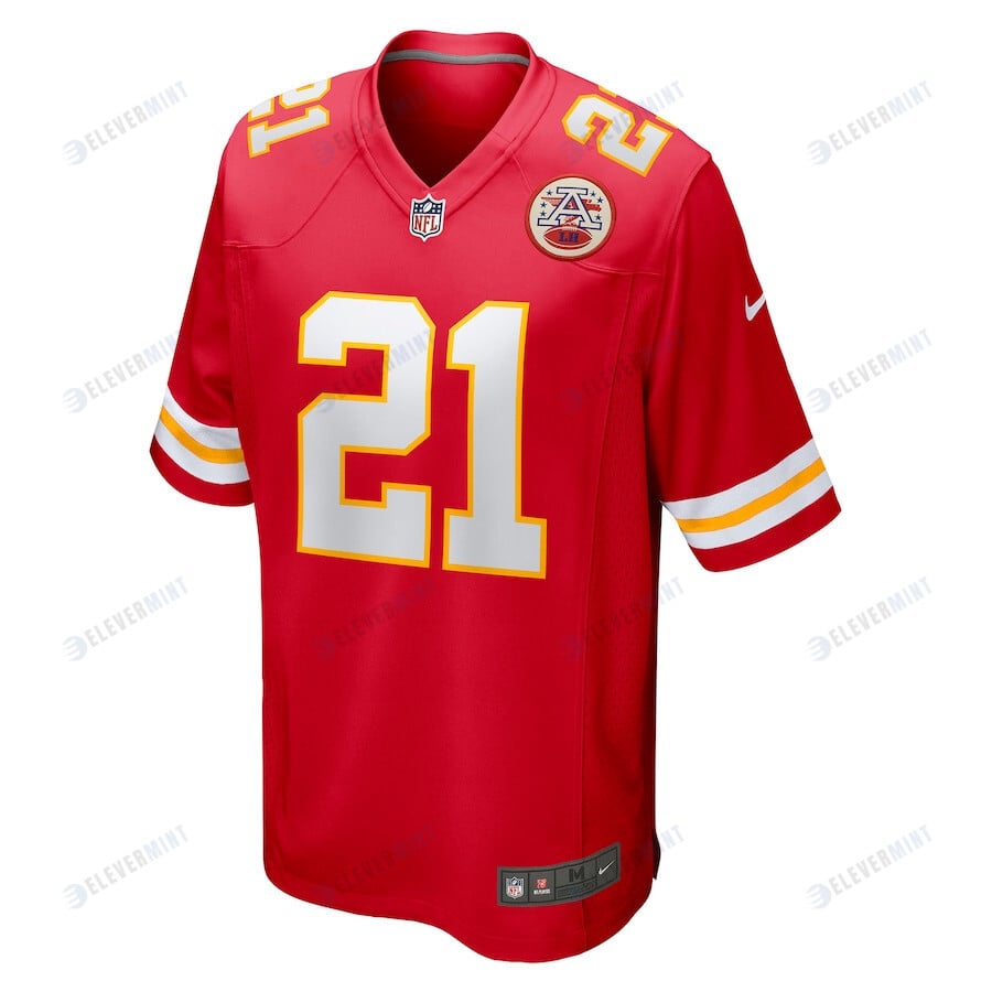 Trent McDuffie 21 Kansas City Chiefs Game Player Jersey - Red