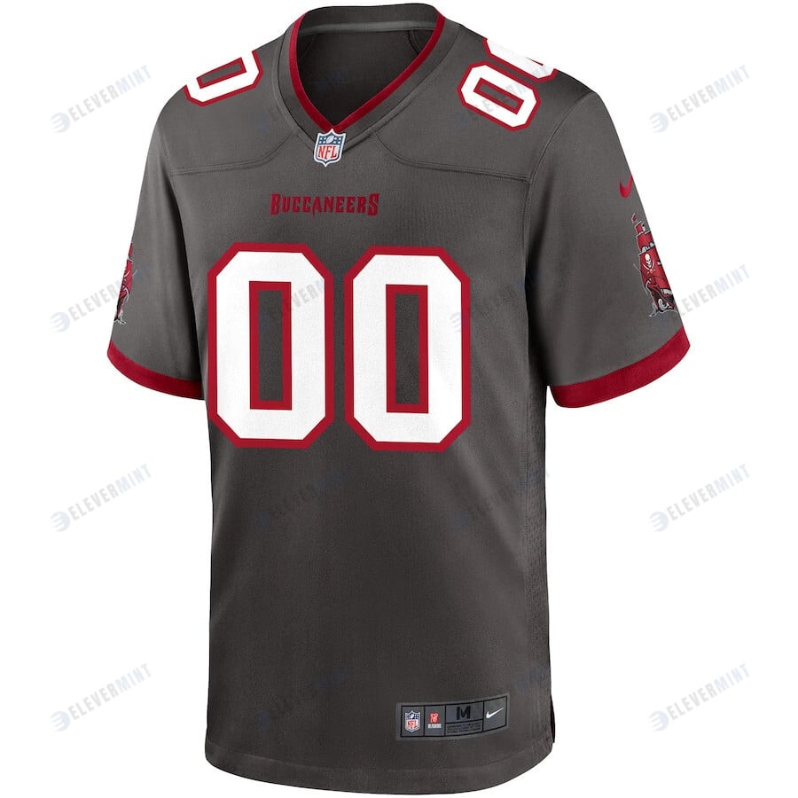 Tampa Bay Buccaneers Alternate Custom Game Jersey - Pewter