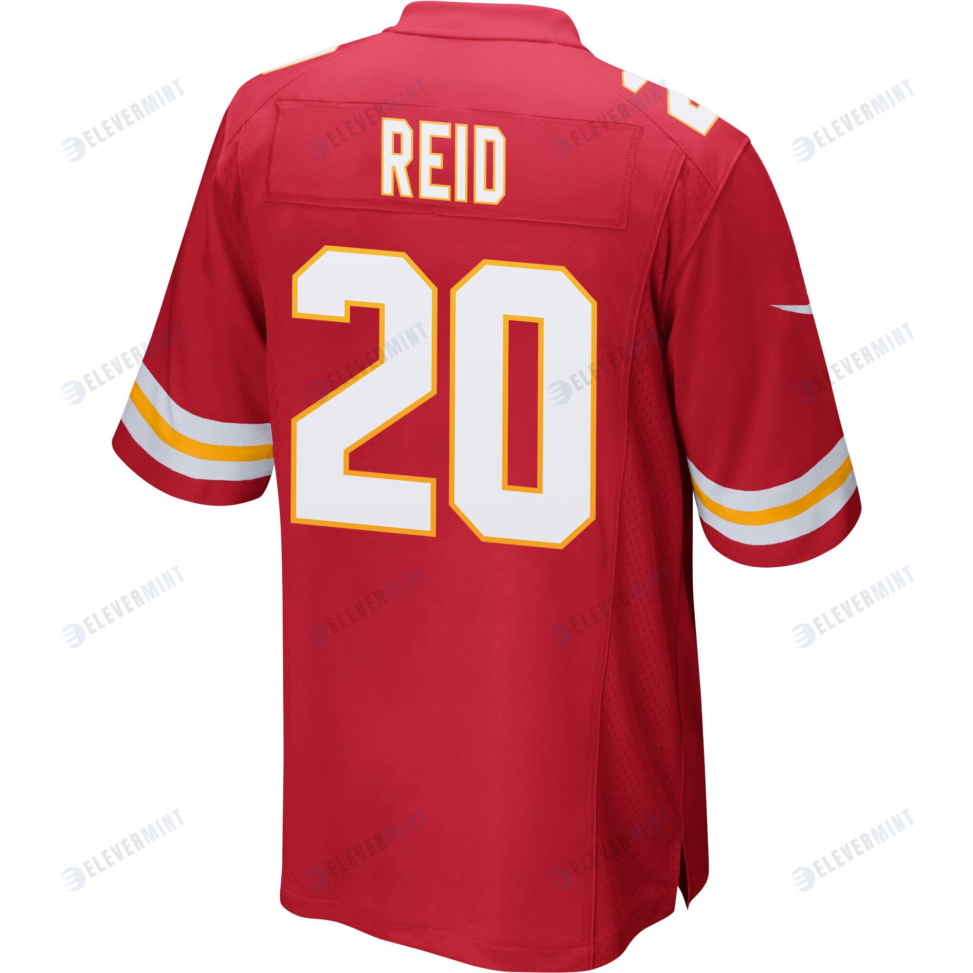 Justin Reid 20 Kansas City Chiefs Super Bowl LVII Champions 3 Stars Men Game Jersey - Red