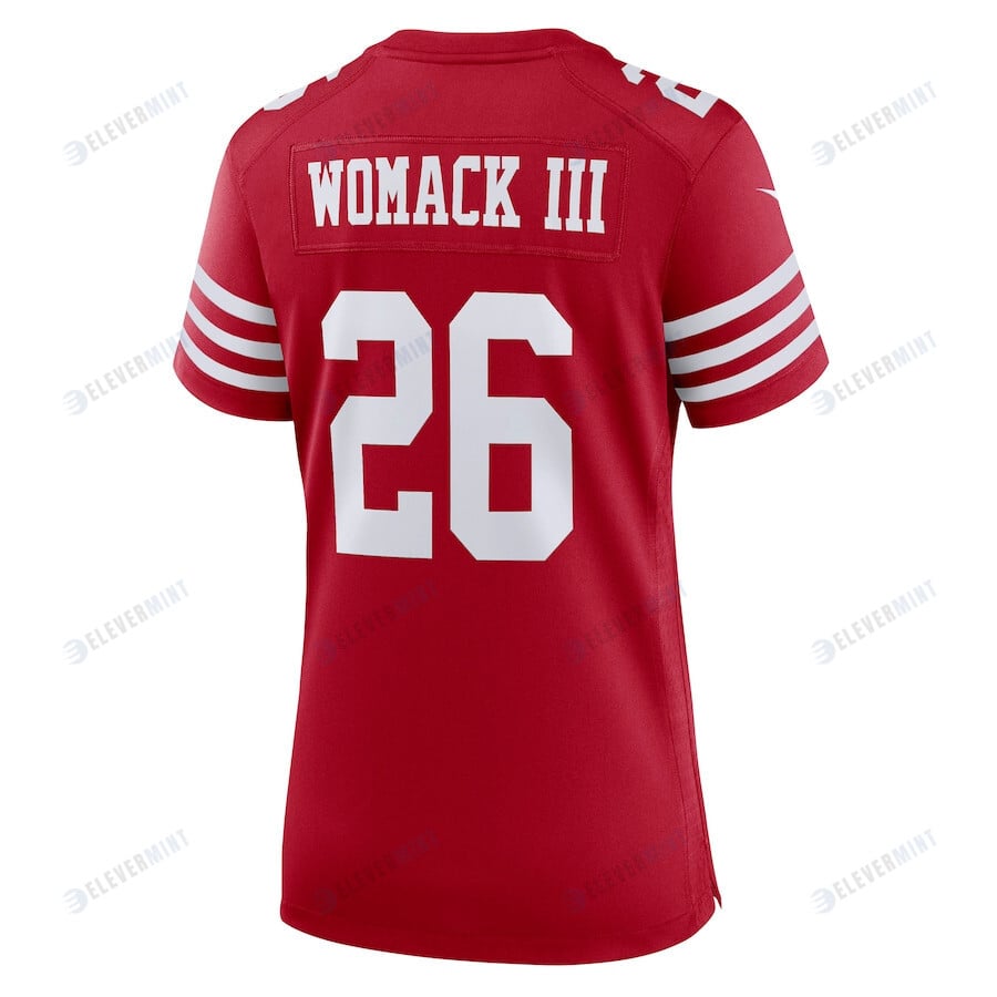 Samuel Womack III San Francisco 49ers Women's Game Player Jersey - Scarlet