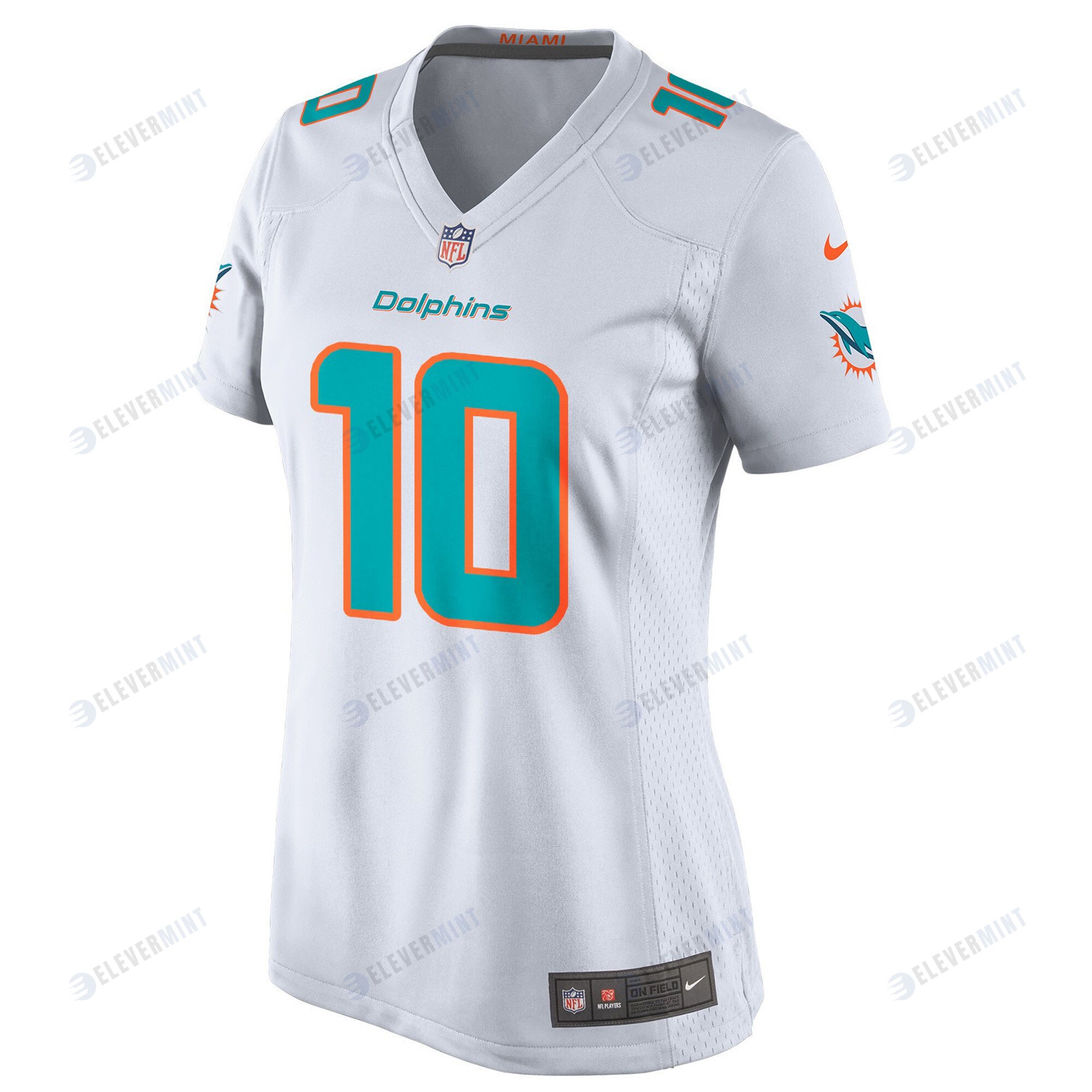 Tyreek Hill 10 Miami Dolphins Game Women Jersey - White Jersey
