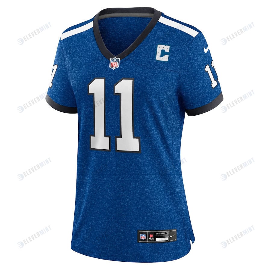 Michael Pittman Jr. 11 Indianapolis Colts Indiana Nights Alternate Game Women Jersey - Royal