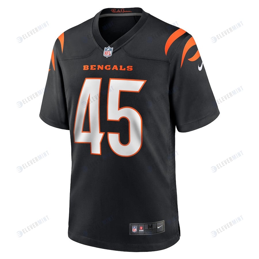 Tegray Scales Cincinnati Bengals Game Player Jersey - Black