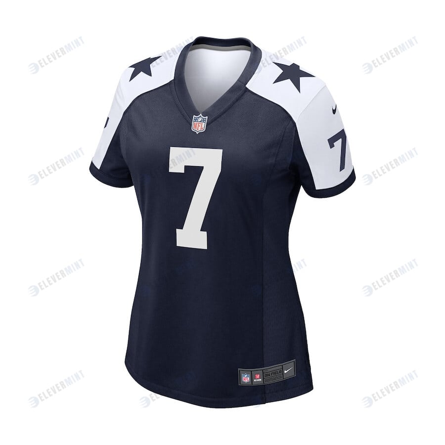 Trevon Diggs 7 Dallas Cowboys Women's Alternate Game Jersey - Navy