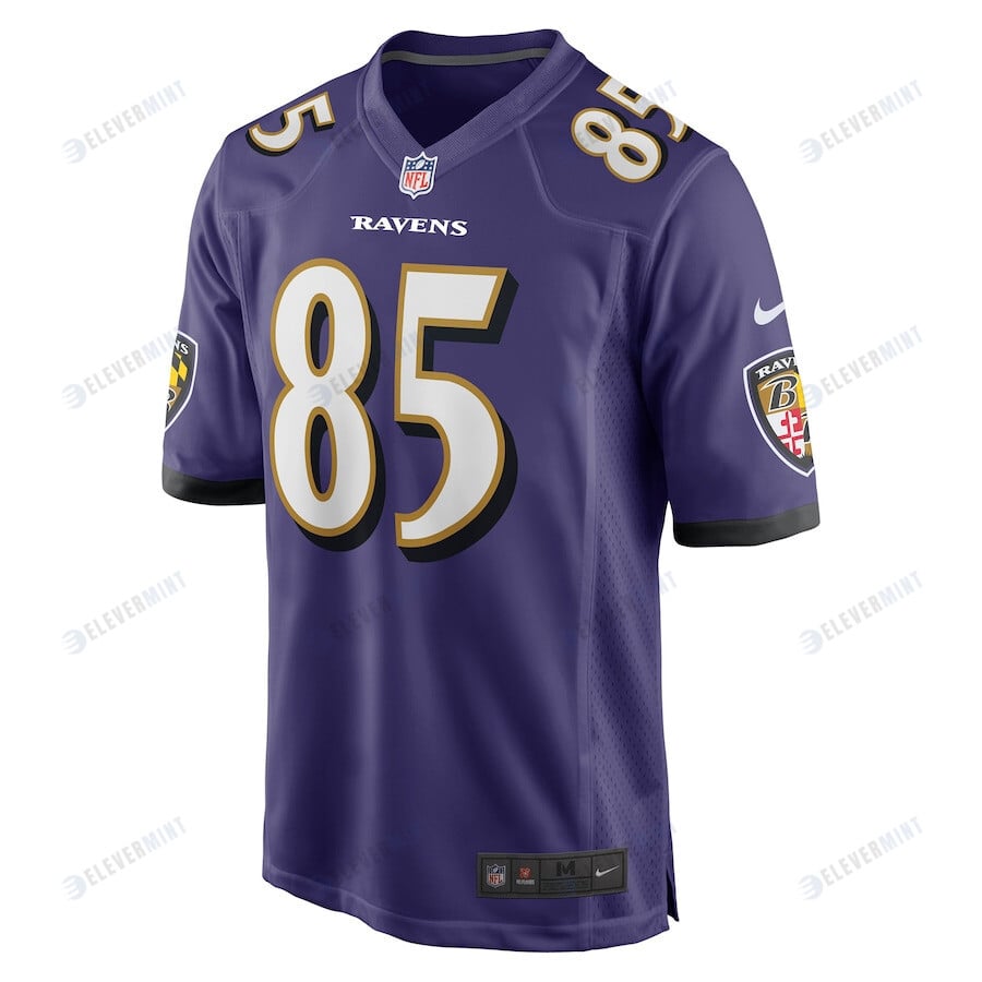 Shemar Bridges Baltimore Ravens Player Game Jersey - Purple