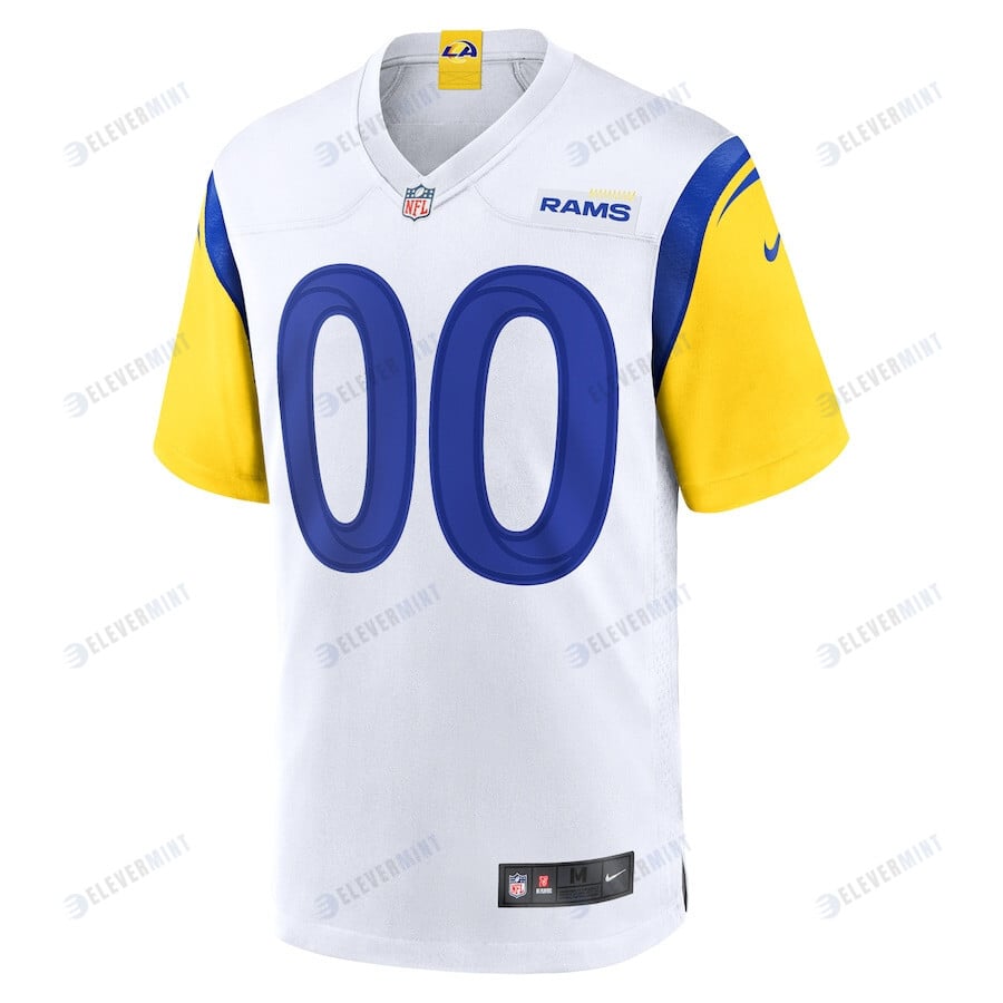 Los Angeles Rams Men Alternate Custom Jersey - White