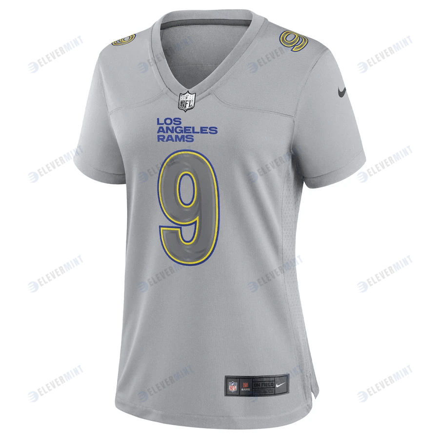 Matthew Stafford Los Angeles Rams Women's Atmosphere Fashion Game Jersey - Gray