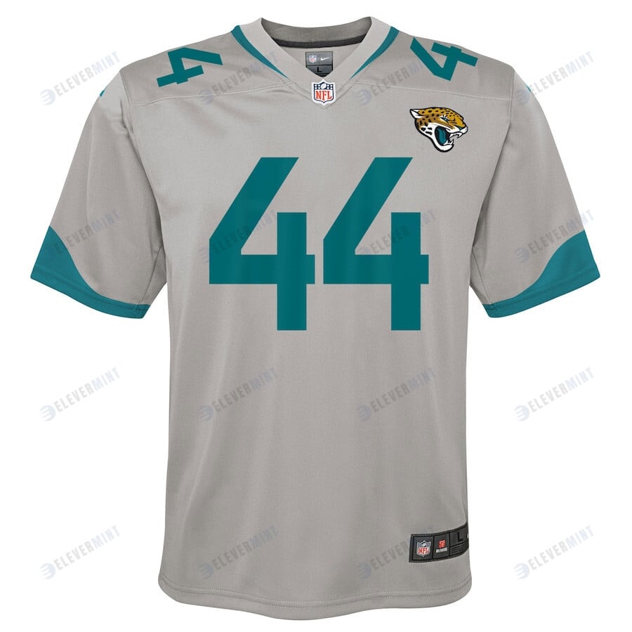 Travon Walker 44 Jacksonville Jaguars Youth Inverted Game Jersey - Silver