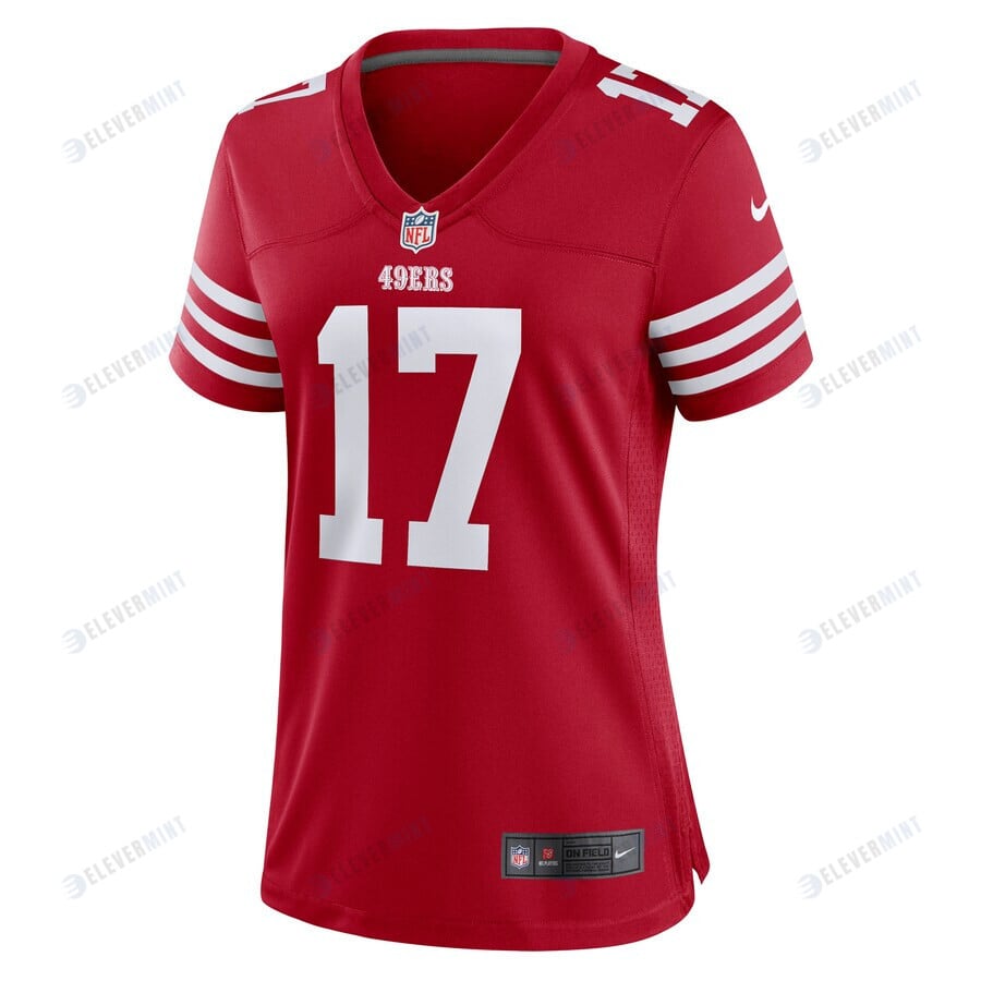 Malik Turner San Francisco 49ers Women's Game Player Jersey - Scarlet