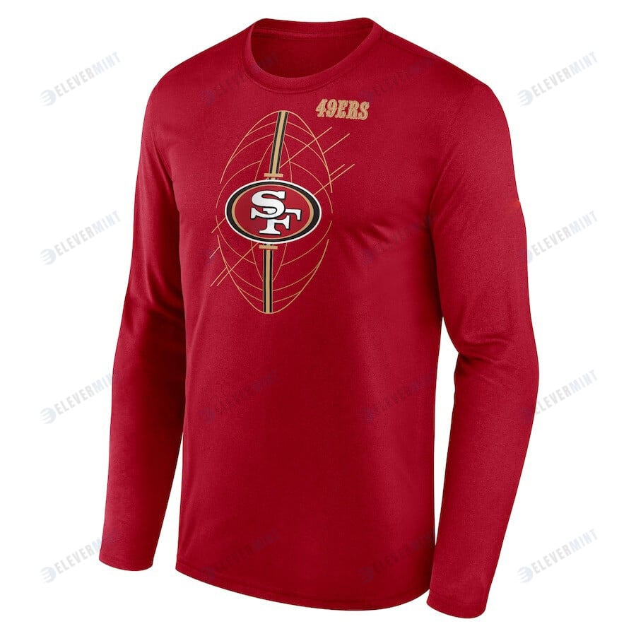 San Francisco 49ers Legend Icon Long Sleeve T-Shirt - Scarlet
