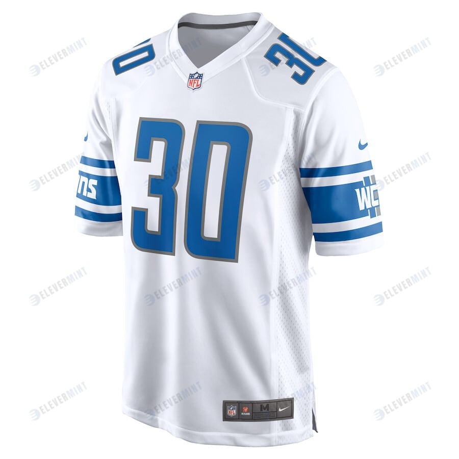 Jamaal Williams Detroit Lions Player Game Jersey - White