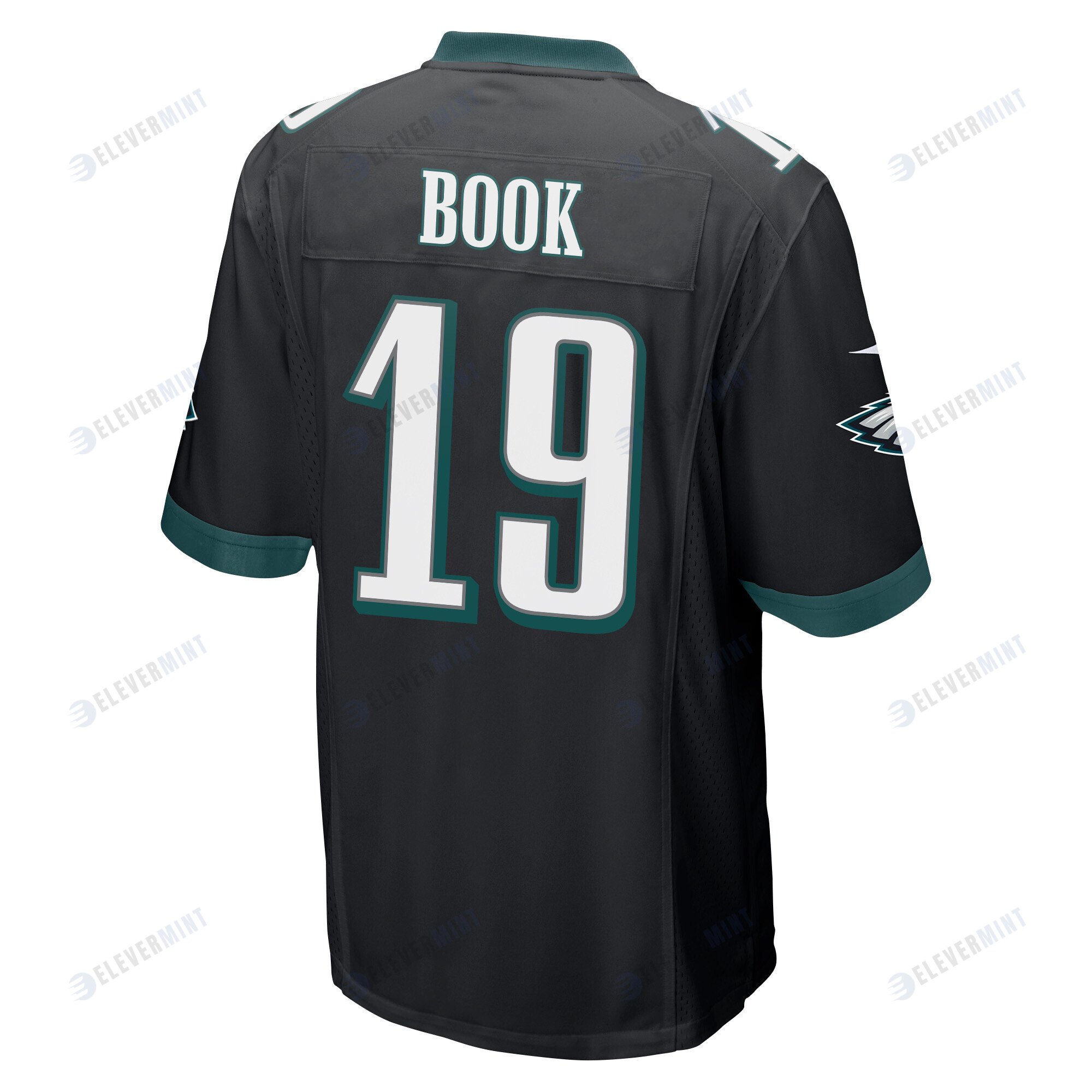 Ian Book 19 Philadelphia Eagles Super Bowl LVII Champions Men Game Jersey - Black