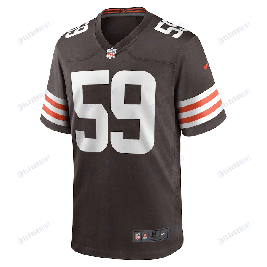 Joe Haeg Cleveland Browns Game Player Jersey - Brown