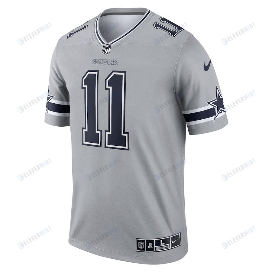 Micah Parsons 11 Dallas Cowboys Inverted Legend Player Jersey - Gray