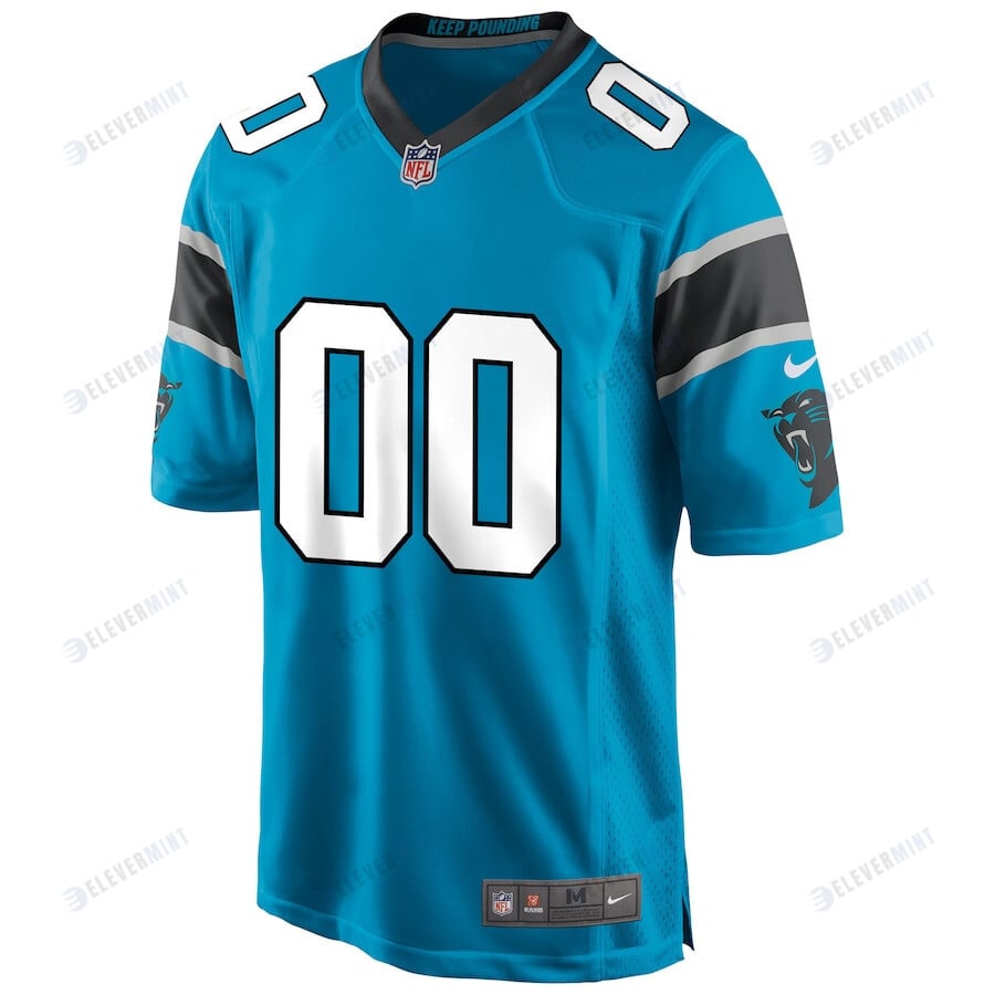 Carolina Panthers Custom Alternate Game Men Jersey - Blue