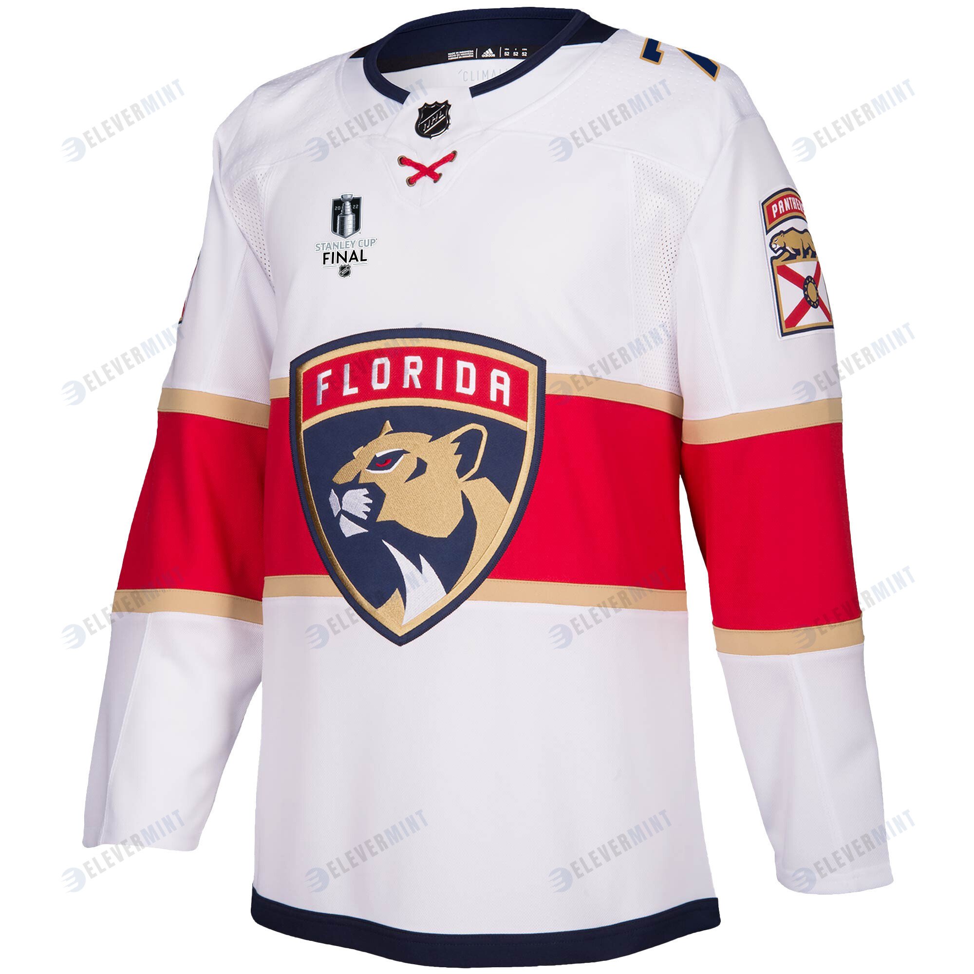 Florida Panthers Radko Gudas 7 Away 2023 Stanley Cup Final Breakaway Men Jersey - White