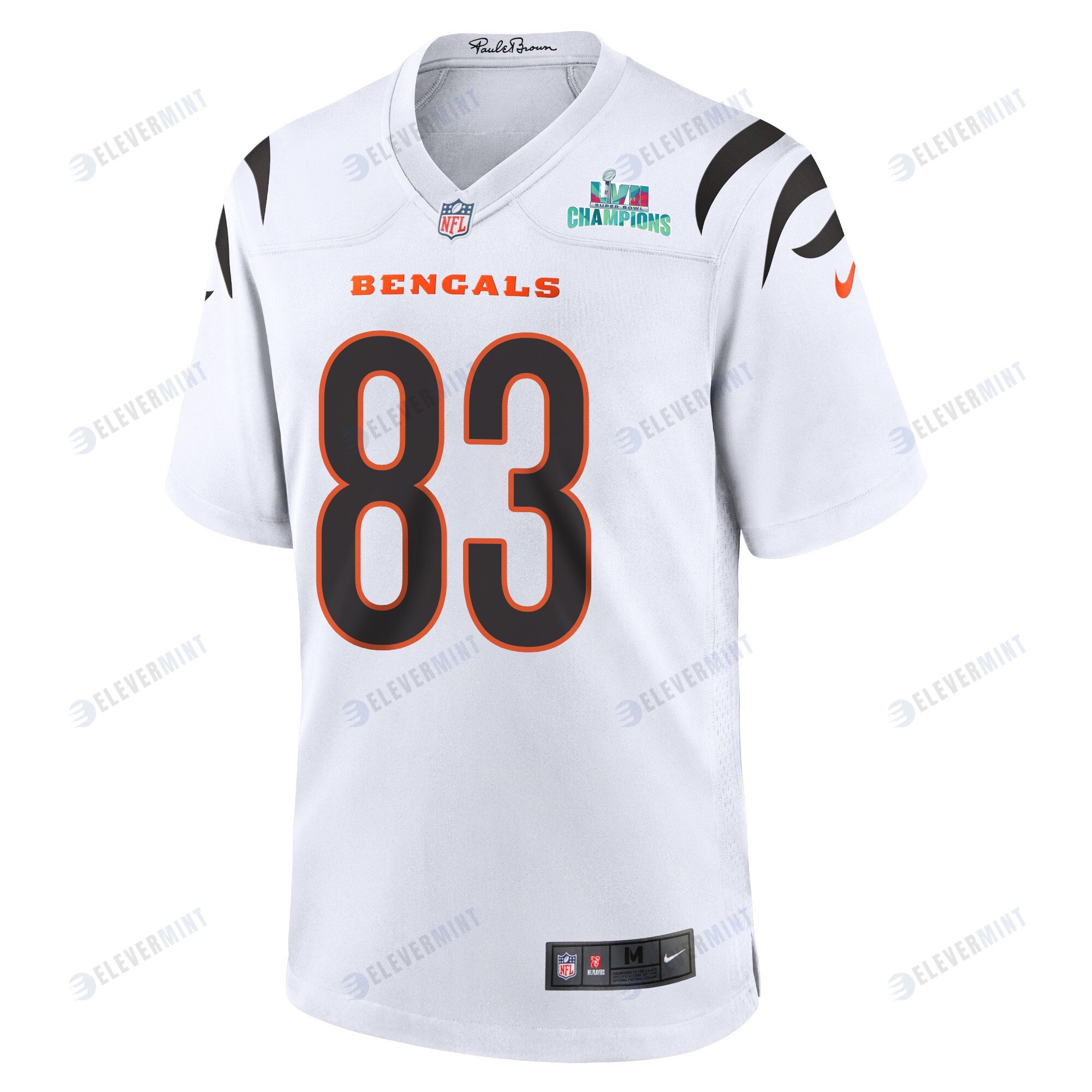 Tyler Boyd 83 Cincinnati Bengals Super Bowl LVII Champions Men Game Jersey - White