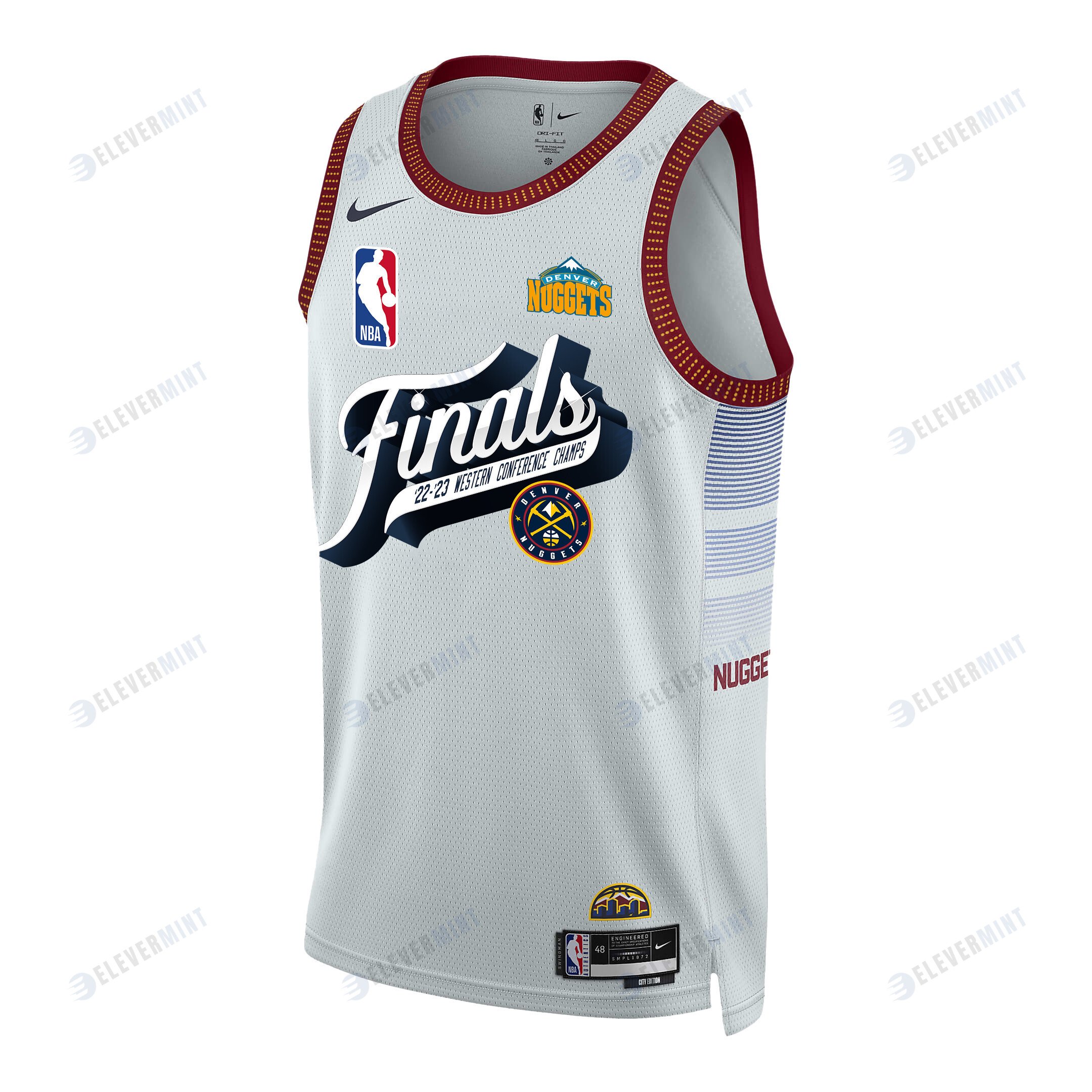 Denver Nuggets Just Build A Future Dynasty 2023 NBA Champions Swingman Jersey - White