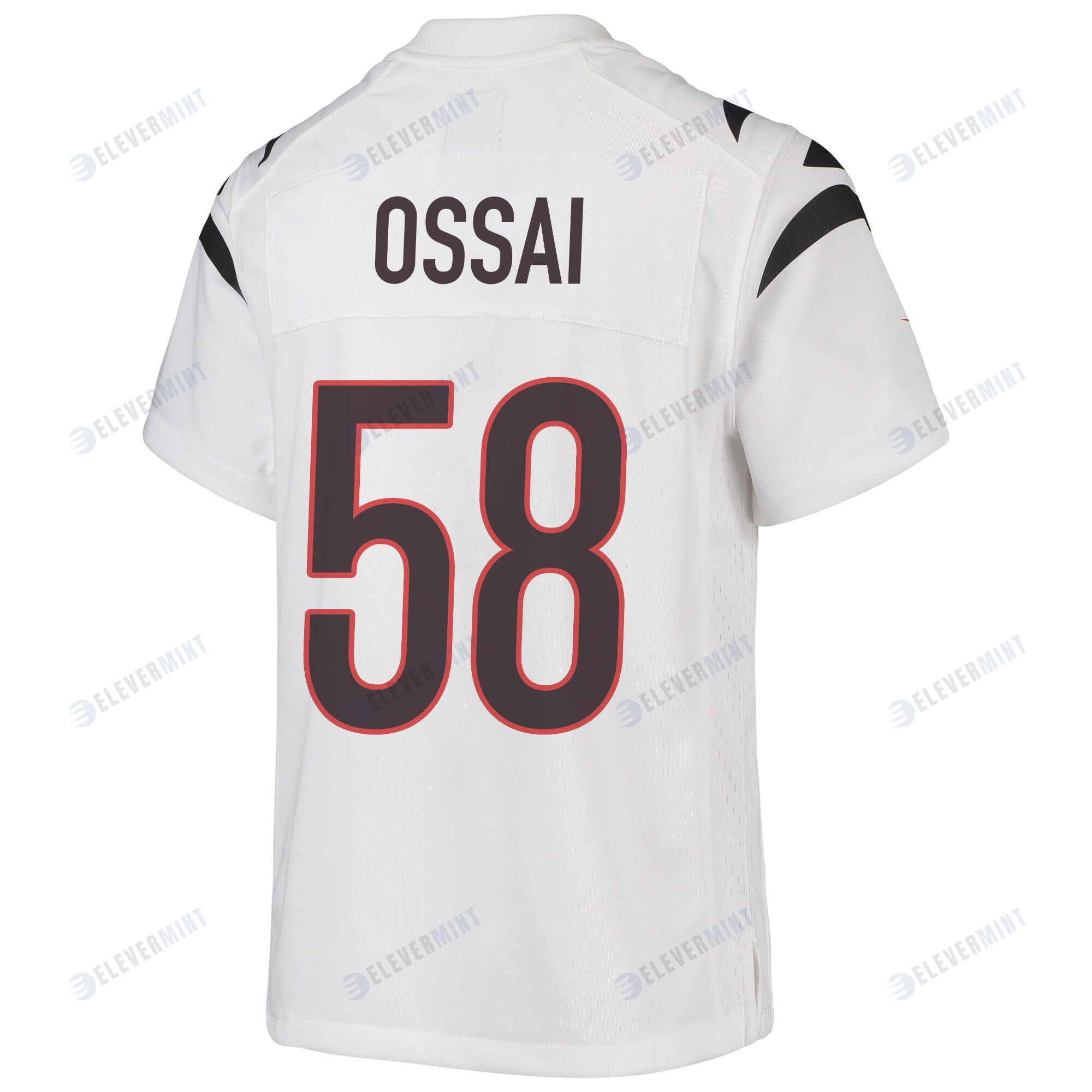 Joseph Ossai 58 Cincinnati Bengals Super Bowl LVII Champions Youth Game Jersey - White