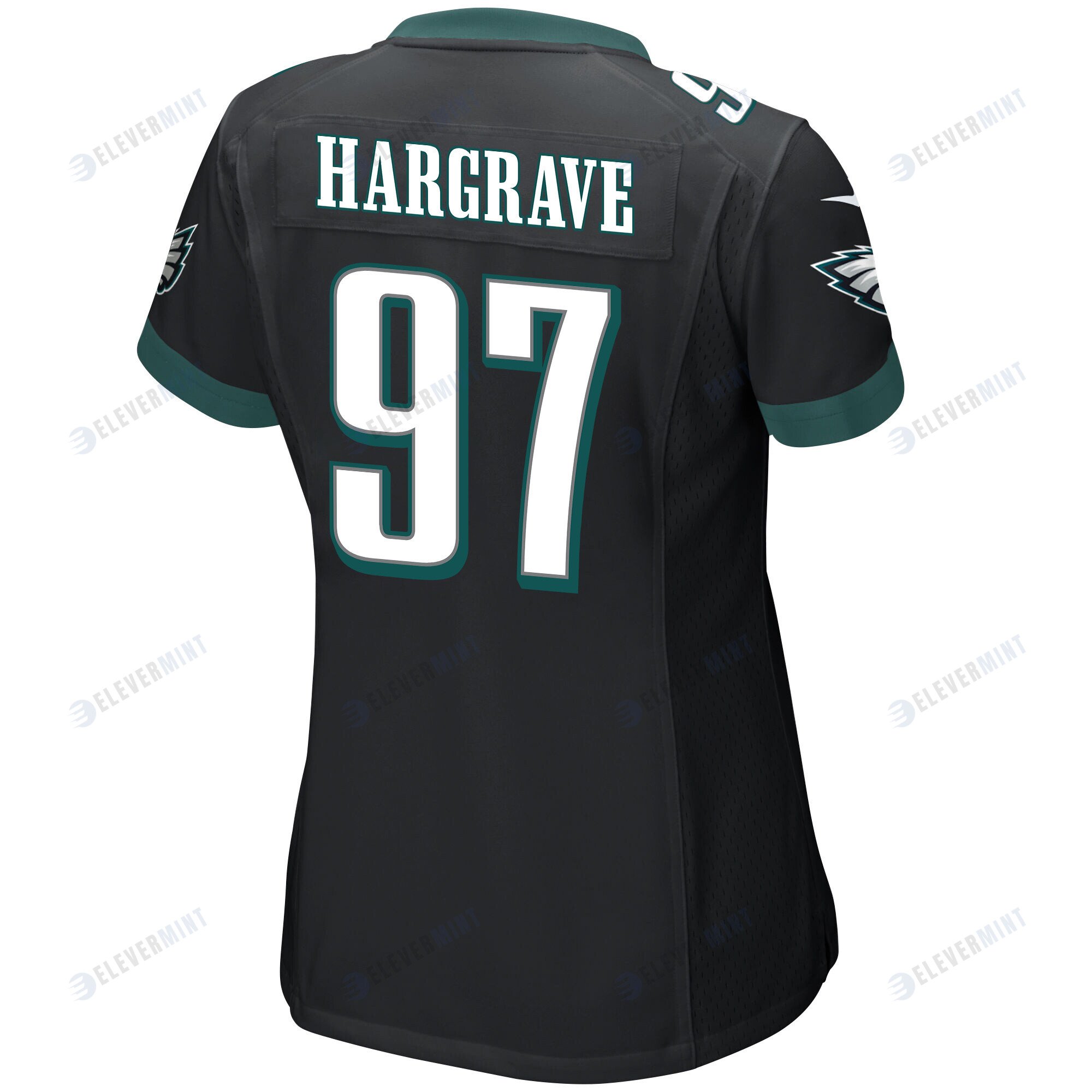 Javon Hargrave 97 Philadelphia Eagles Super Bowl LVII Champions Women Game Jersey - Black