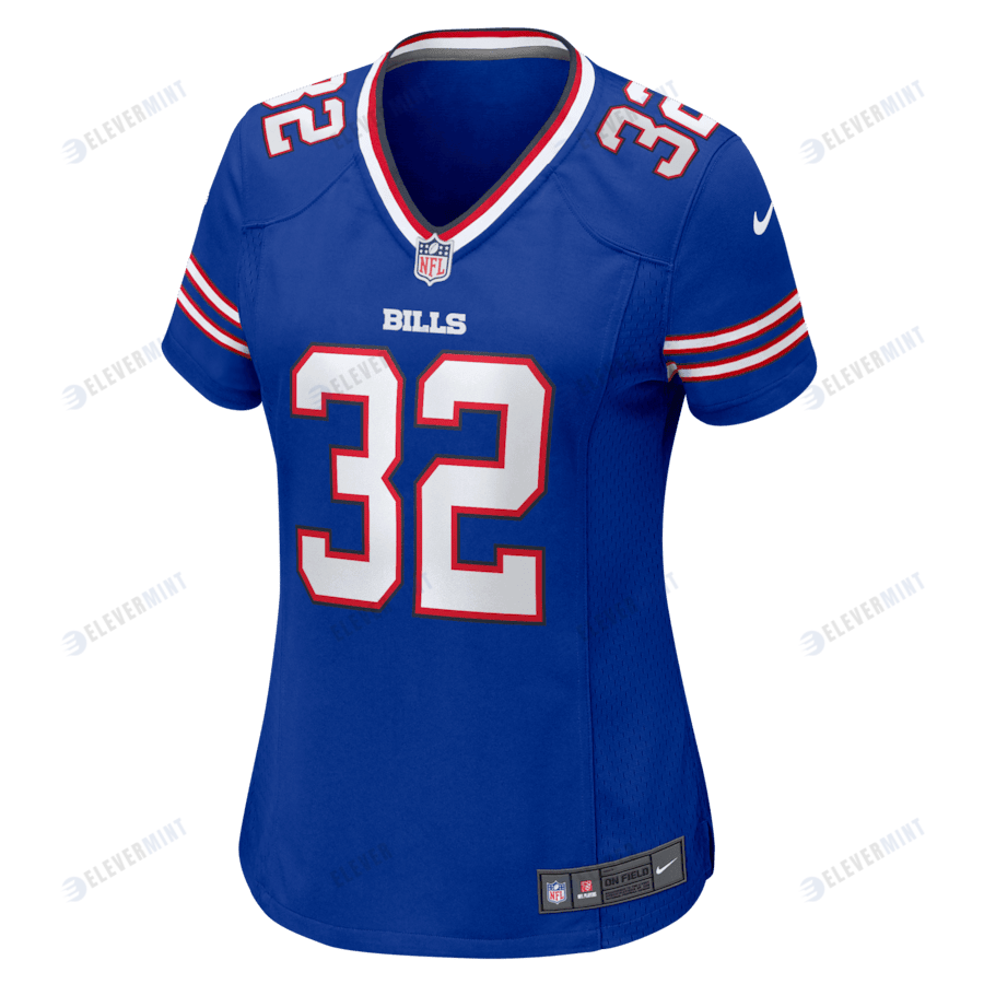 Kyron Brown 32 Buffalo Bills Women's Game Jersey - Royal