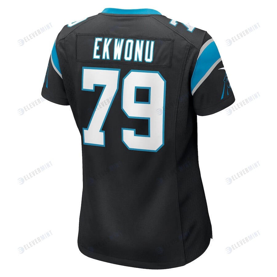Ikem Ekwonu Carolina Panthers Women's Player Game Jersey - Black