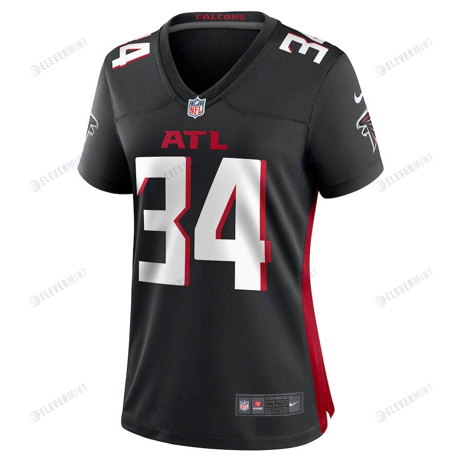 Clark Phillips III 34 Atlanta Falcons Game Women Jersey - Black