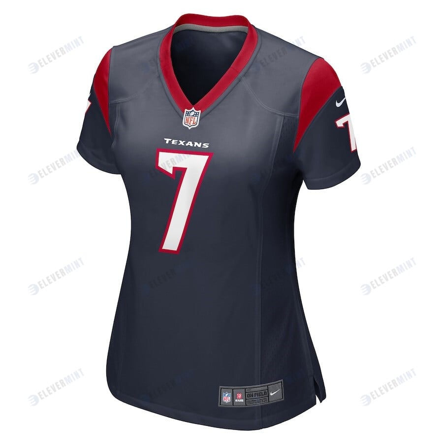 CJ Stroud 7 Houston Texans Women's 2023 Draft First Round Pick Game Jersey - Navy