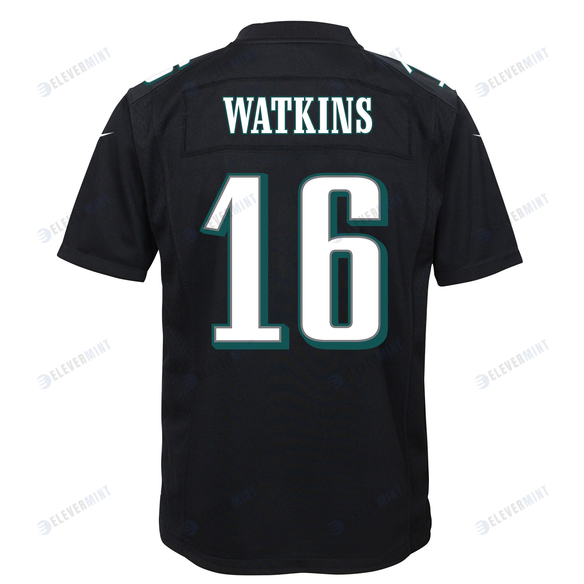 Quez Watkins 16 Philadelphia Eagles Super Bowl LVII Champions 2 Stars Youth Game Jersey - Black
