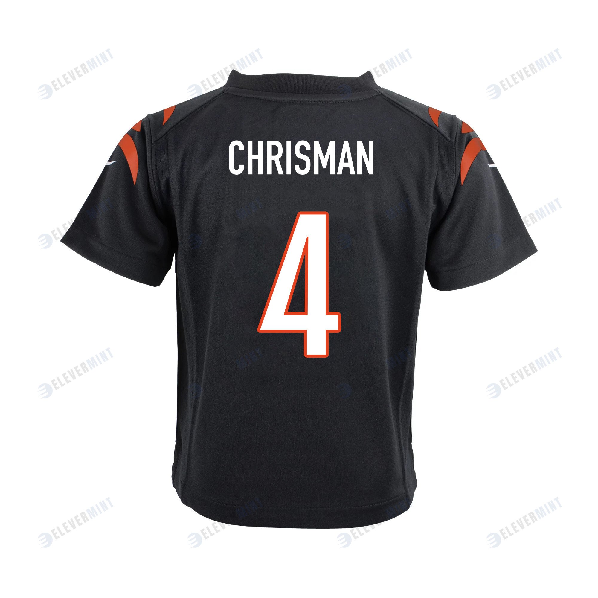 Drue Chrisman 4 Cincinnati Bengals Super Bowl LVII Champions Youth Game Jersey - Black