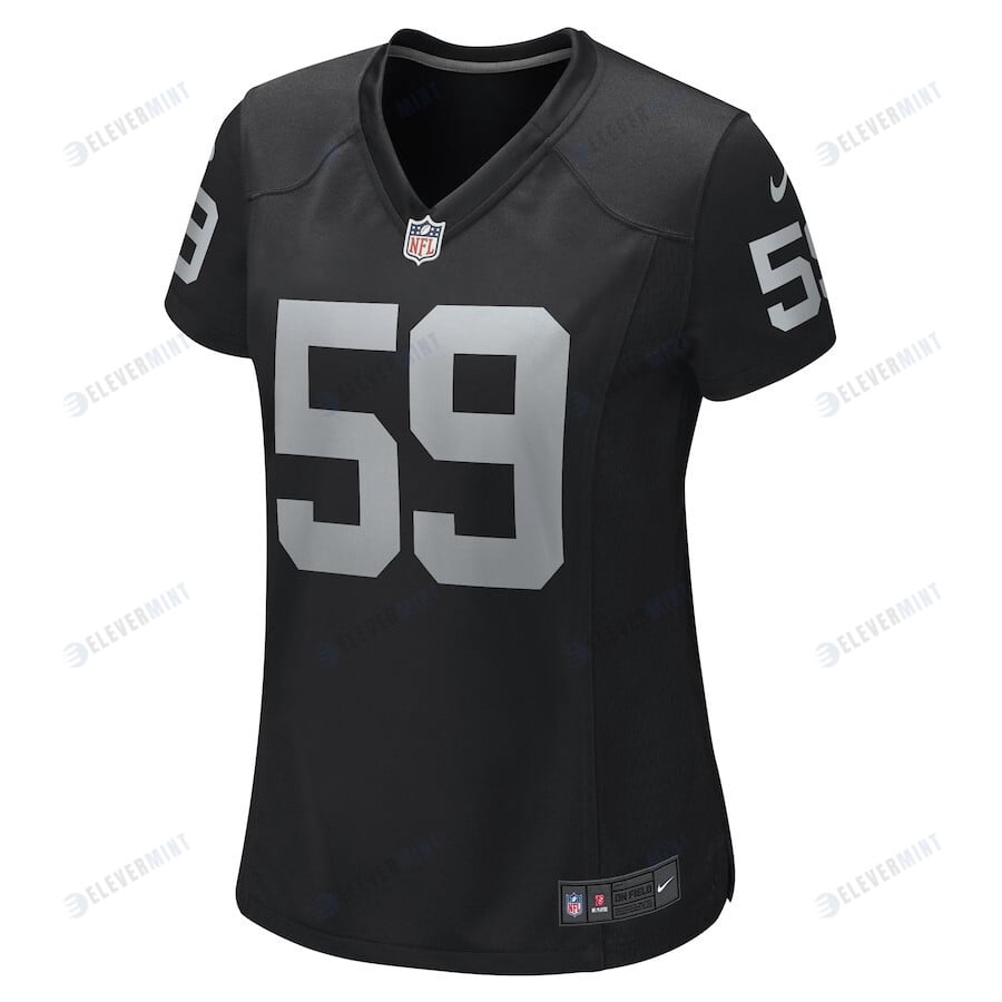 Luke Masterson Las Vegas Raiders Women's Game Player Jersey - Black