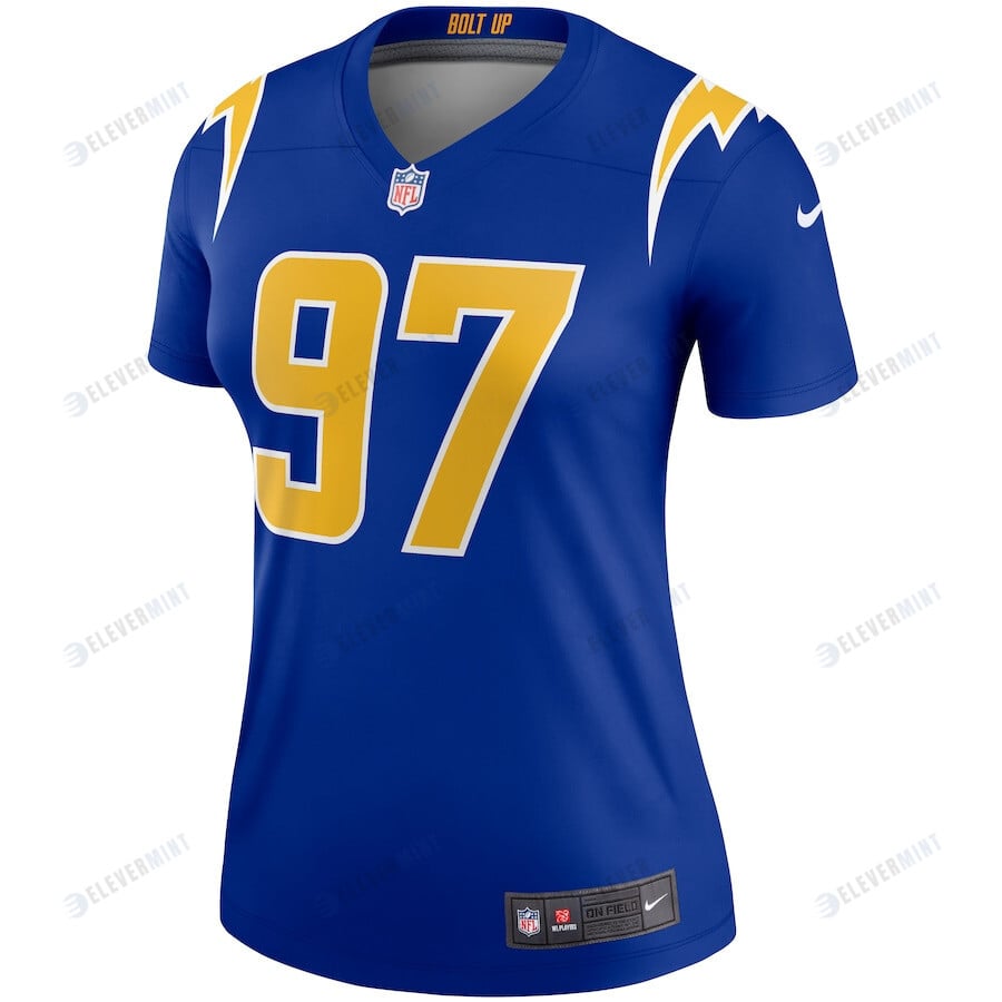 Joey Bosa 97 Los Angeles Chargers Women's 2nd Alternate Legend Jersey - Royal