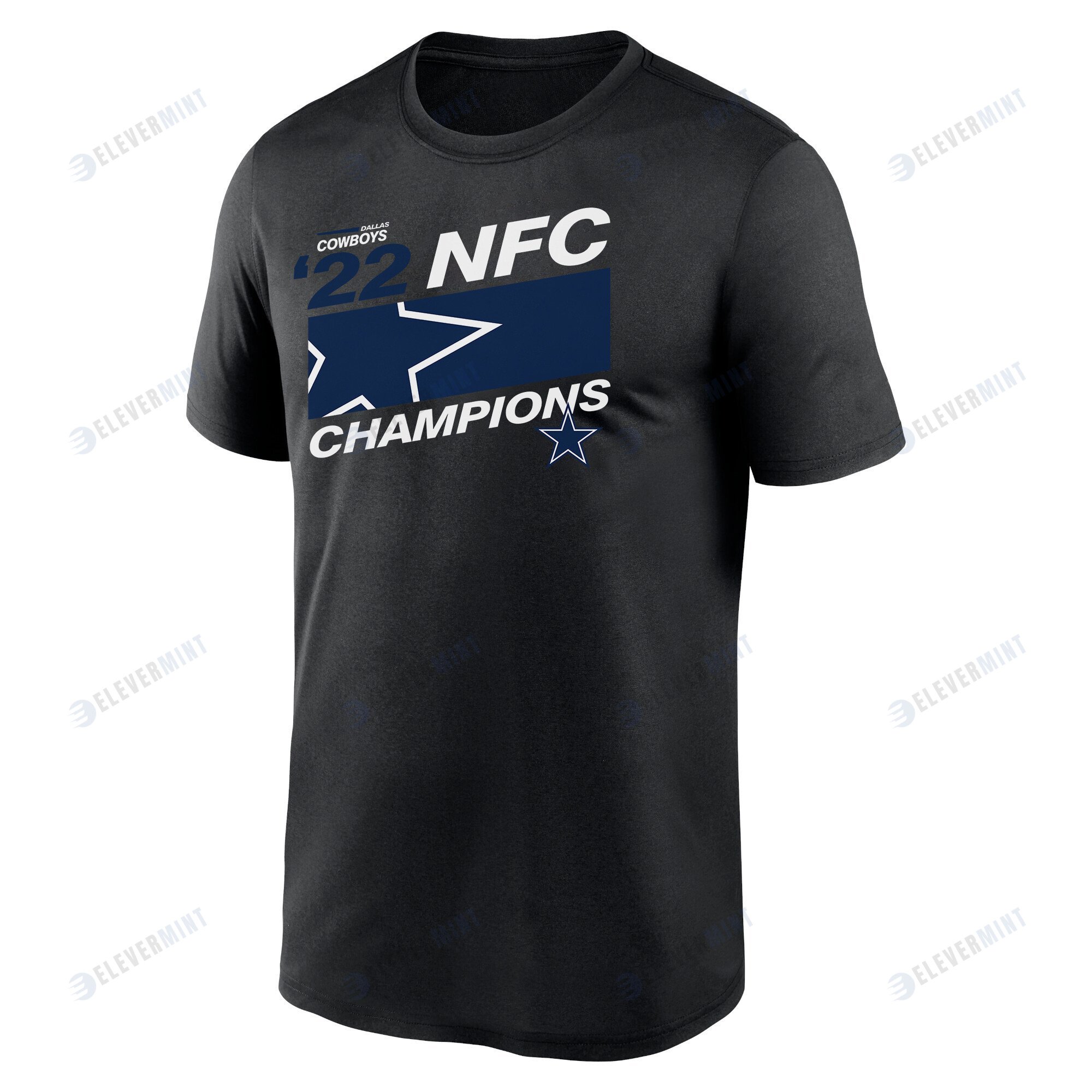 Dallas Cowboys NFC Champions Iconic Black Men T-Shirt