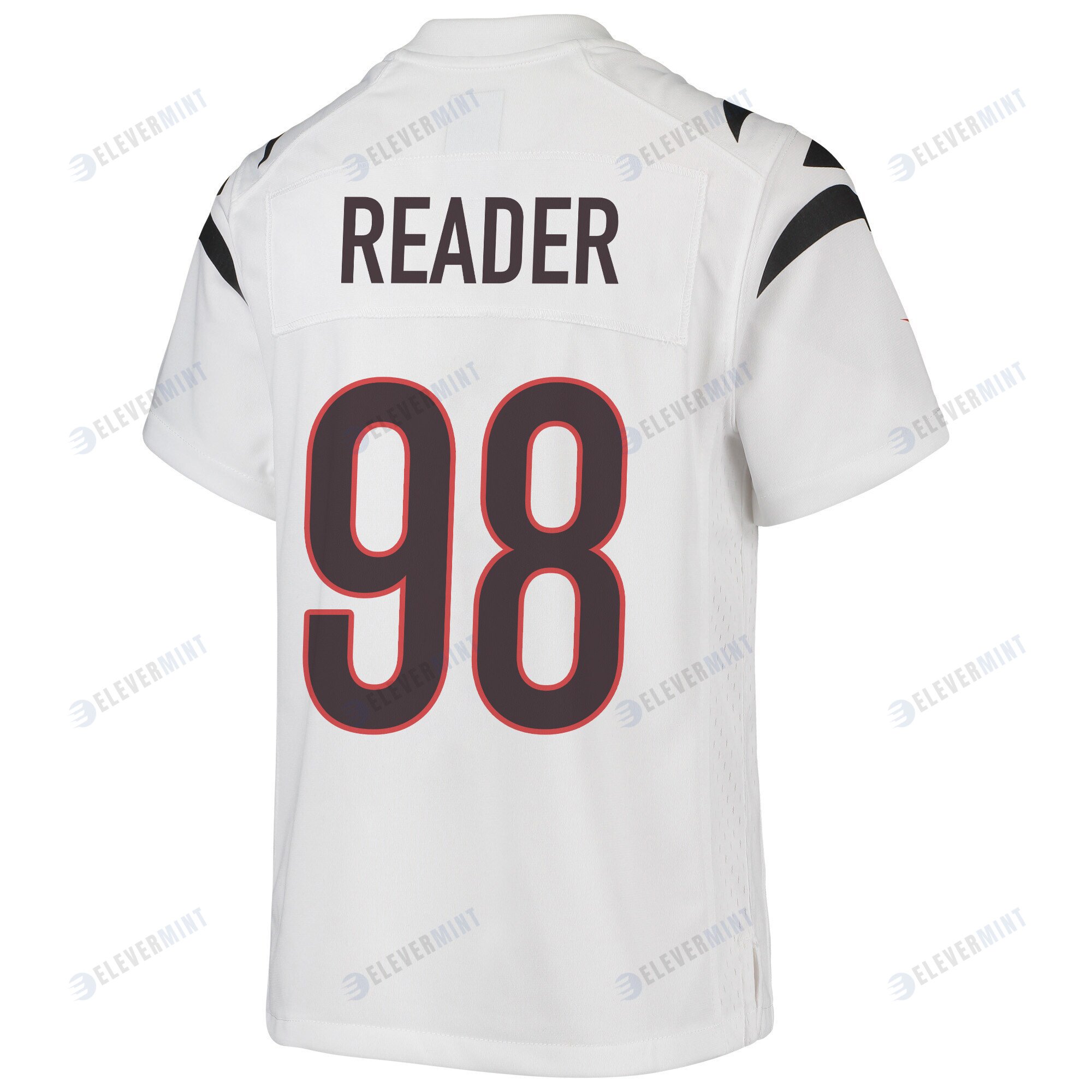 DJ Reader 98 Cincinnati Bengals Super Bowl LVII Champions Youth Game Jersey - White
